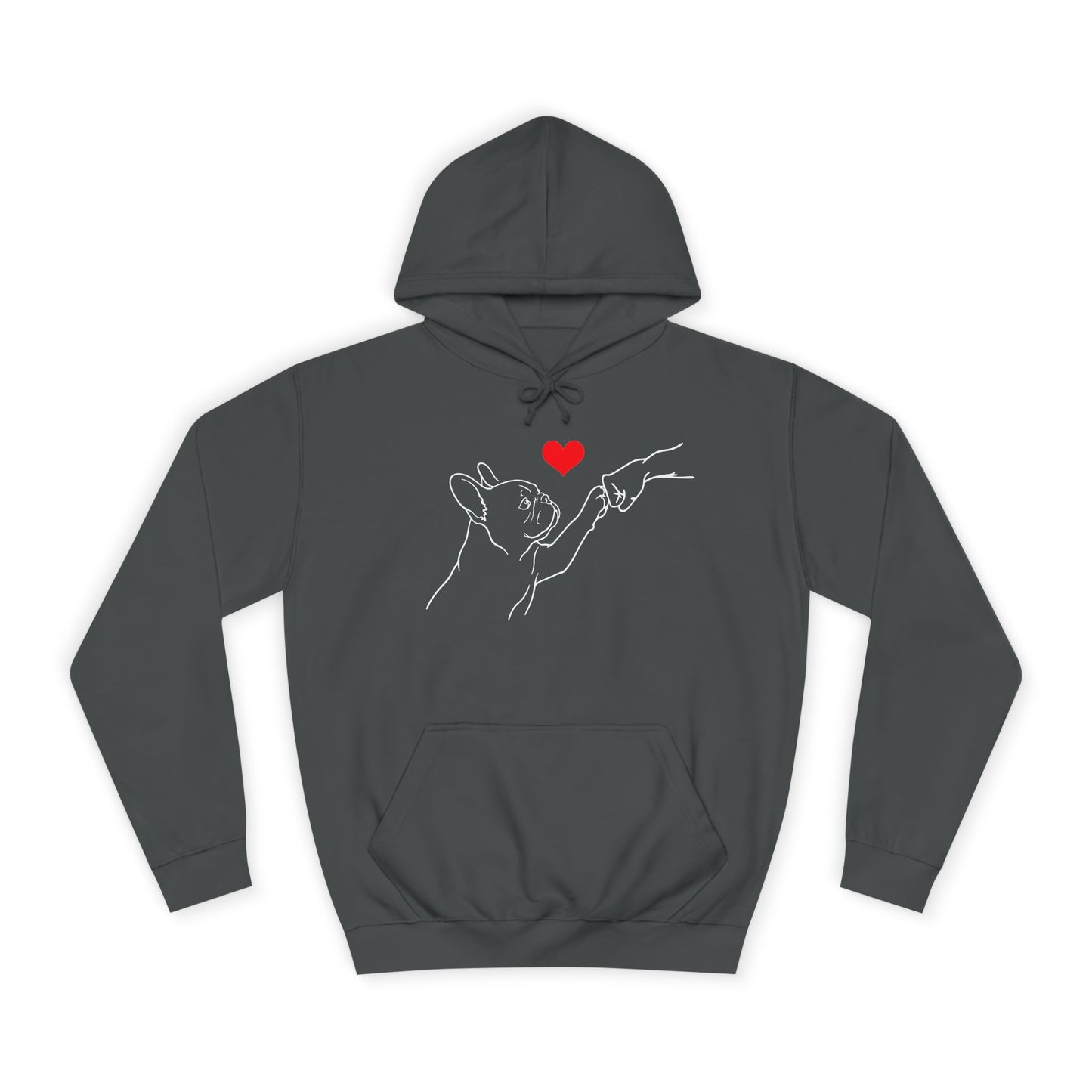 French Bulldog Hoodie, Frenchie Love Hoodie, Frenchie Mom Gift, Dog Lover Hoodie, Minimalist French Bulldog Sweatshirt, Frenchie Dad Gift, Pet Parent Hoodie