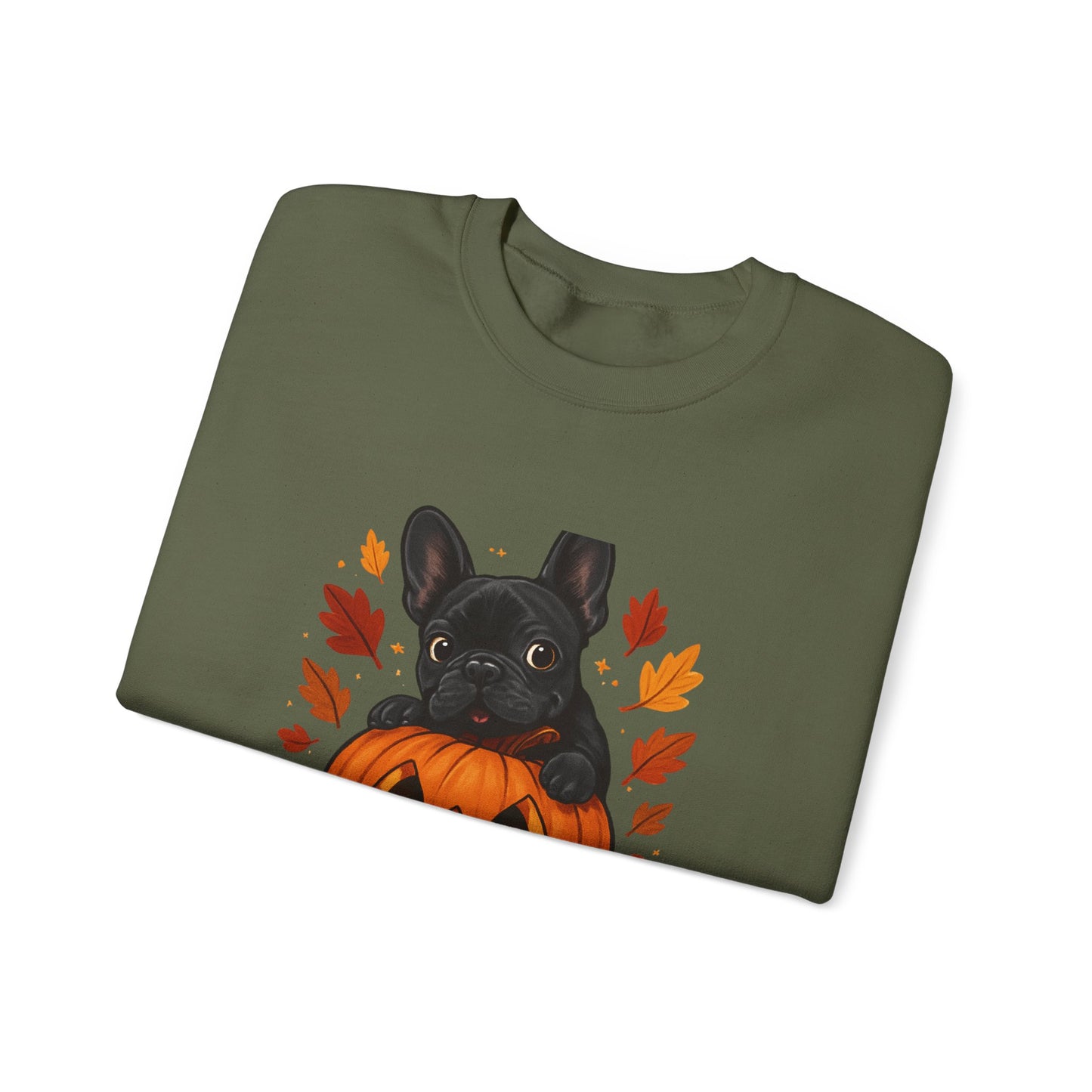 Cutest Pumpkin in the Patch Sweatshirt | Frenchie Fall Crewneck | Halloween Dog Lover Gift | Cozy French Bulldog Pumpkin Patch Pullover