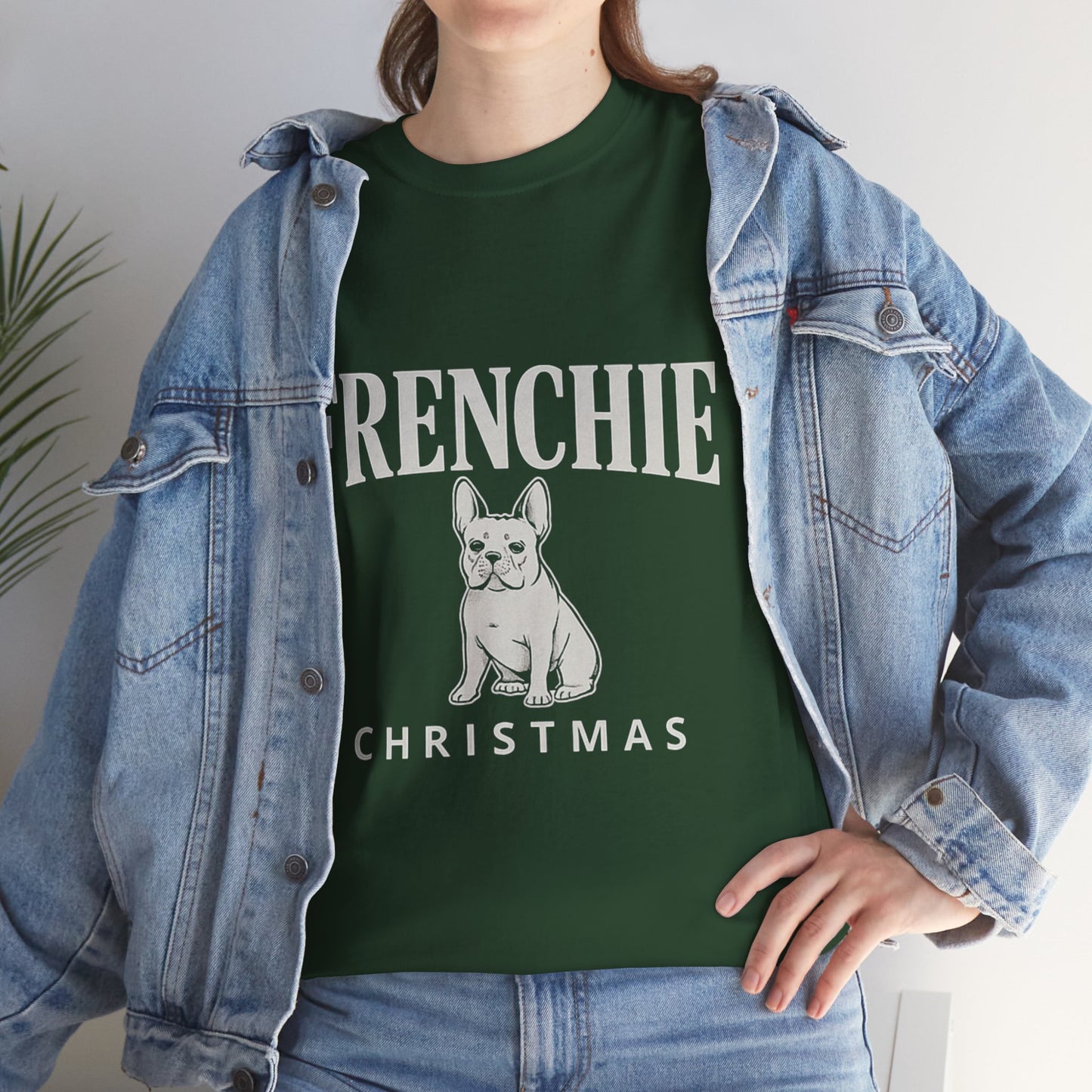 Frenchie Christmas Shirt – Cute French Bulldog Holiday Tee, Vintage Frenchie Christmas Gift, Dog Lover Xmas Graphic Tee, French Bulldog Christmas Apparel