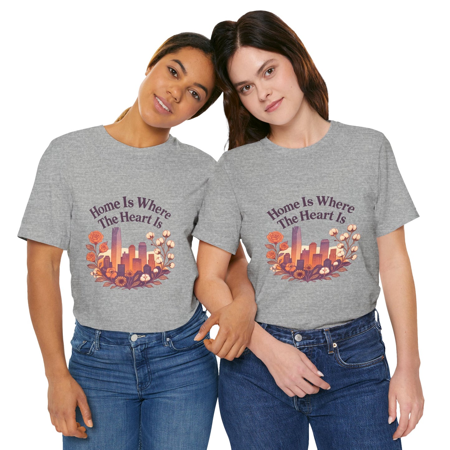 Home Is Where the Heart Is Oklahoma City Shirt | OKC Pride Tee | Oklahoma City Love