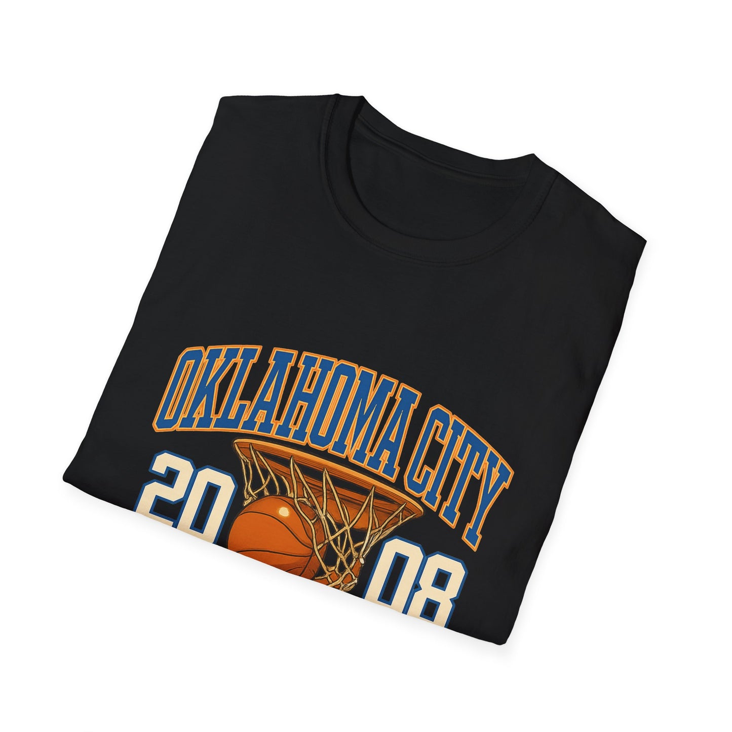 Oklahoma City Basketball T-Shirt | 2008 Retro Sports Tee | OKC Fan Shirt | Vintage Style Basketball Graphic | Local Pride Gift | Game Day Tee