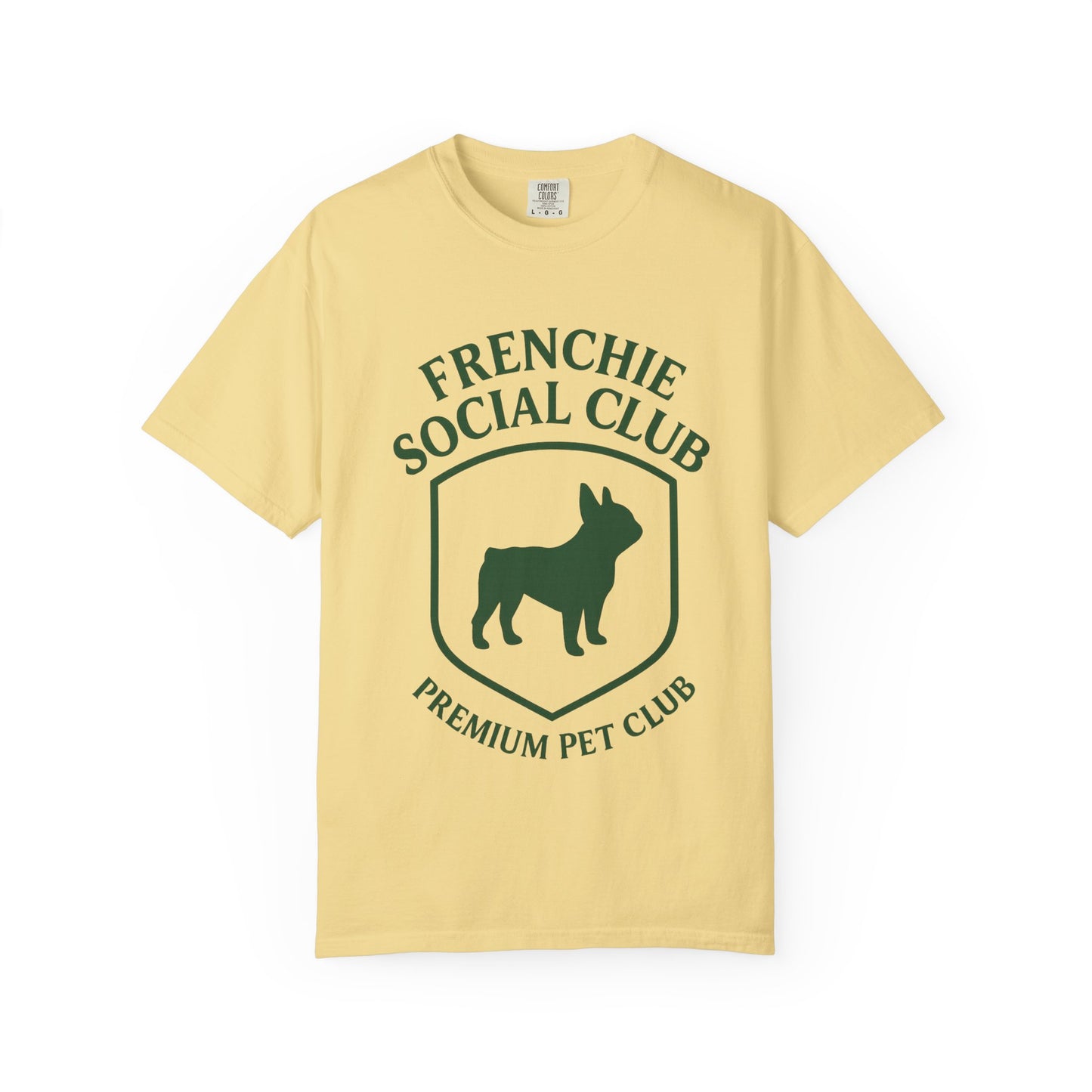 French Bulldog Club T-Shirt | Unisex Frenchie Graphic Tee | Retro Dog Lover Shirt | Minimal Country Club Style Frenchie Gift