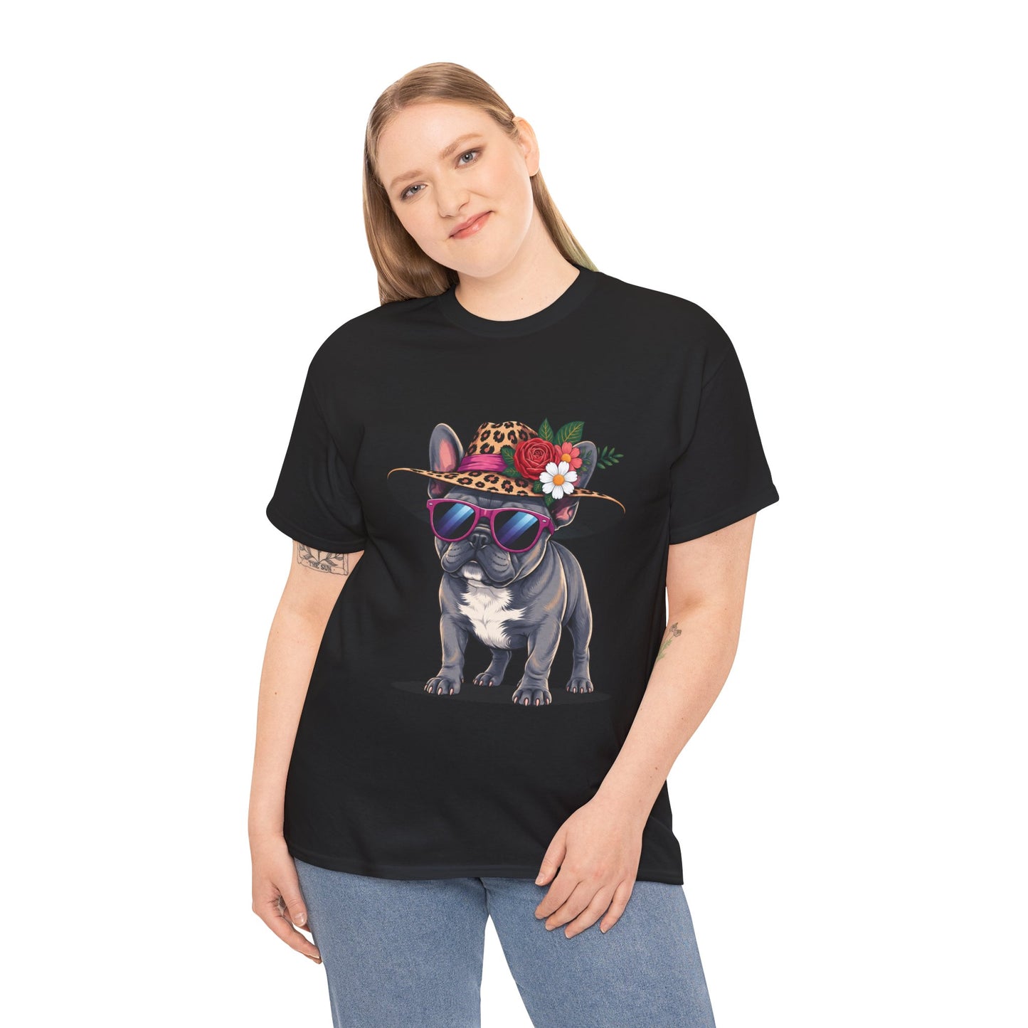 French Bulldog Cowgirl Shirt, Frenchie Cowgirl Tee, Western French Bulldog Shirt, Dog Mom Gift, Cute Frenchie Shirt, Cowgirl Dog Lover Tee, French Bulldog Gift