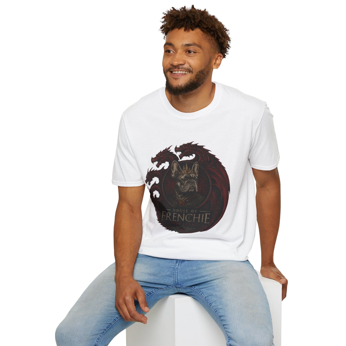 Frenchie Dragon T-Shirt — Gothic French Bulldog Illustration Tee