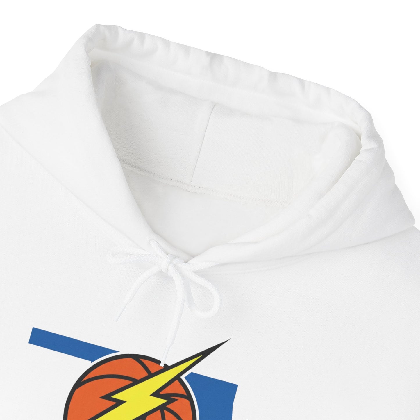 Oklahoma Basketball Lightning Hoodie | Thunder Fan Hoodie | Oklahoma Basketball Sweatshirt | Blue Orange Game Day Hoodie