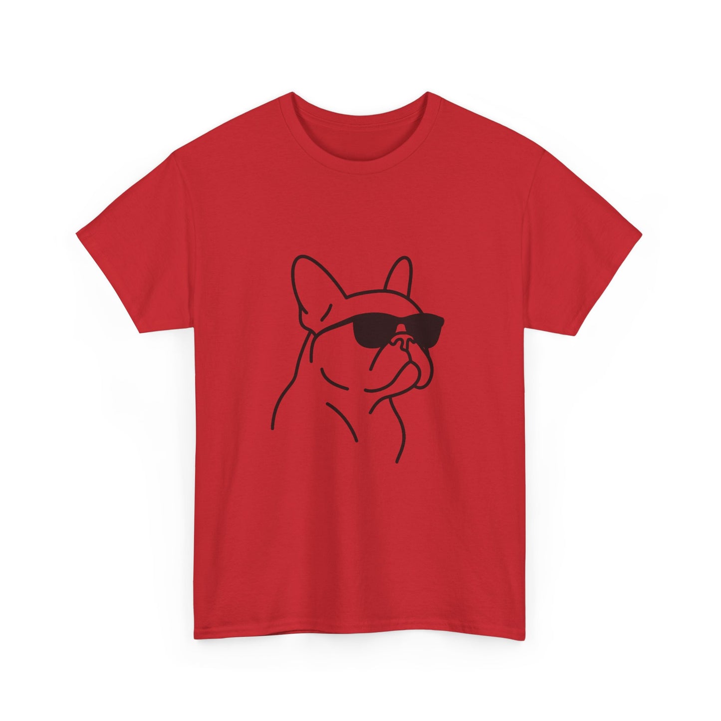 Cool Frenchie Line Art T-Shirt | Minimalist French Bulldog Tee | Dog Lover Gift | Frenchie Mom Shirt | Cute Pet Outline Graphic Tee