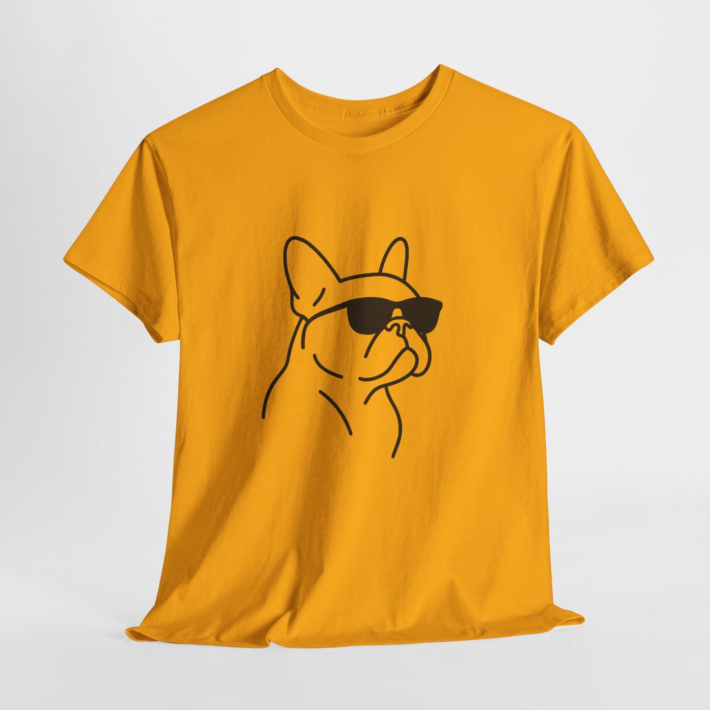 Cool Frenchie Line Art T-Shirt | Minimalist French Bulldog Tee | Dog Lover Gift | Frenchie Mom Shirt | Cute Pet Outline Graphic Tee