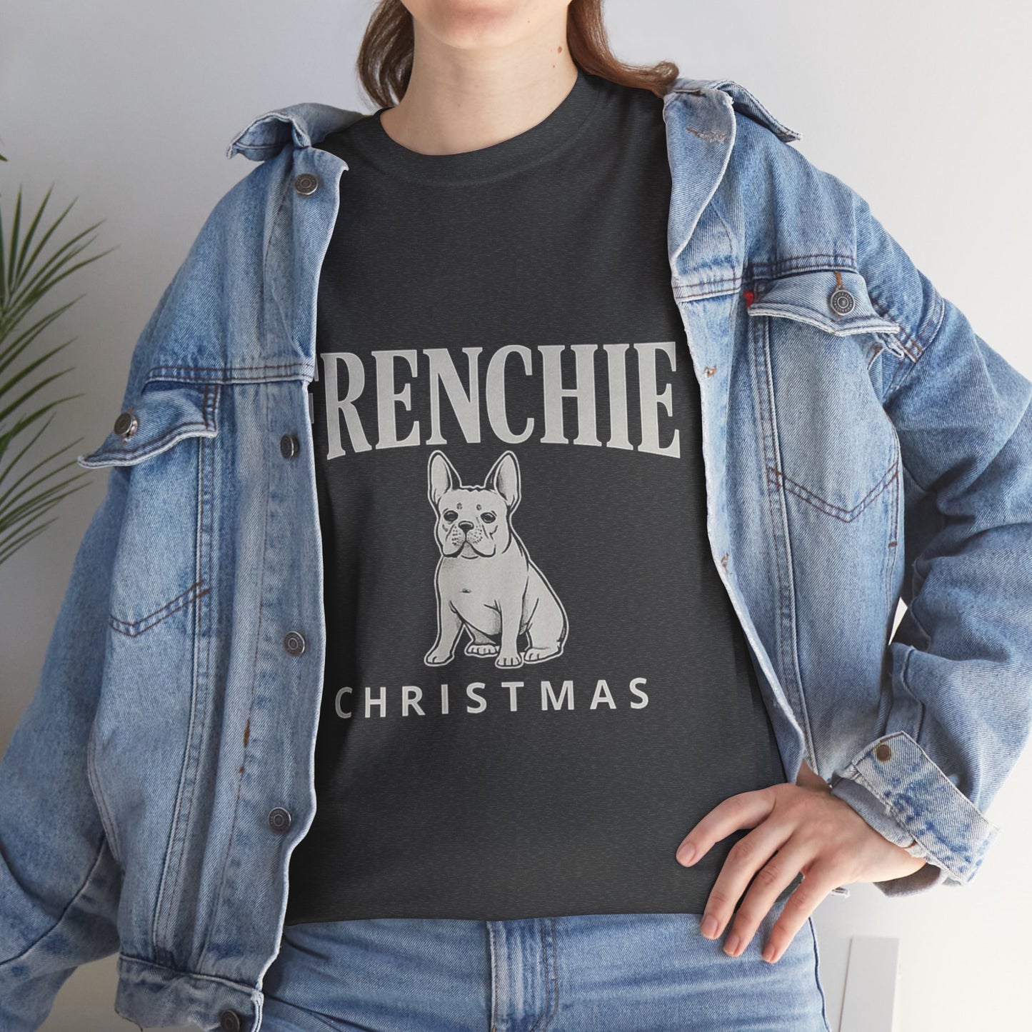 Frenchie Christmas Shirt – Cute French Bulldog Holiday Tee, Vintage Frenchie Christmas Gift, Dog Lover Xmas Graphic Tee, French Bulldog Christmas Apparel