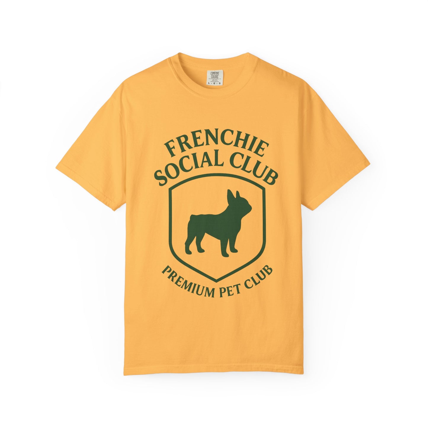 French Bulldog Club T-Shirt | Unisex Frenchie Graphic Tee | Retro Dog Lover Shirt | Minimal Country Club Style Frenchie Gift