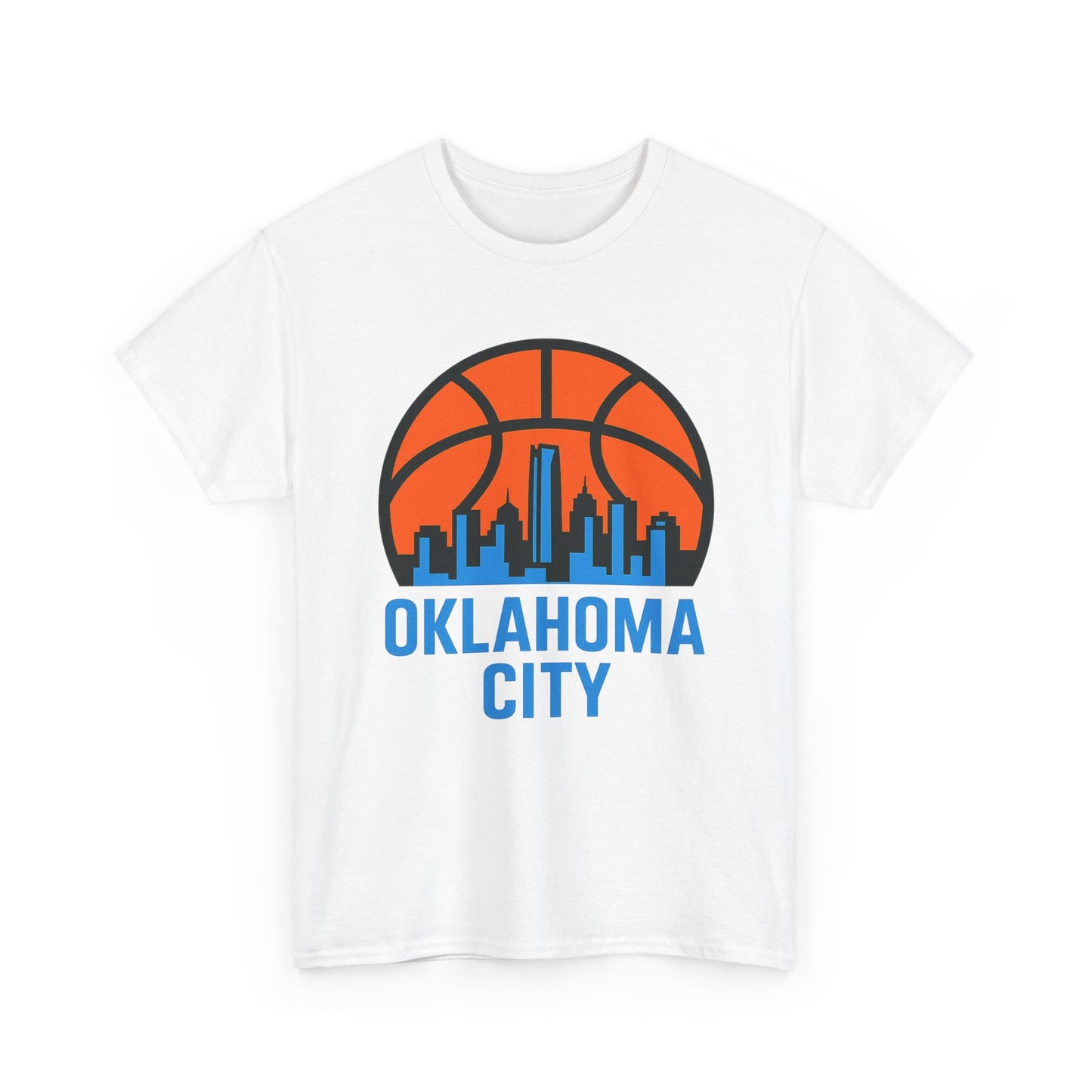 Oklahoma City Basketball Skyline T-Shirt