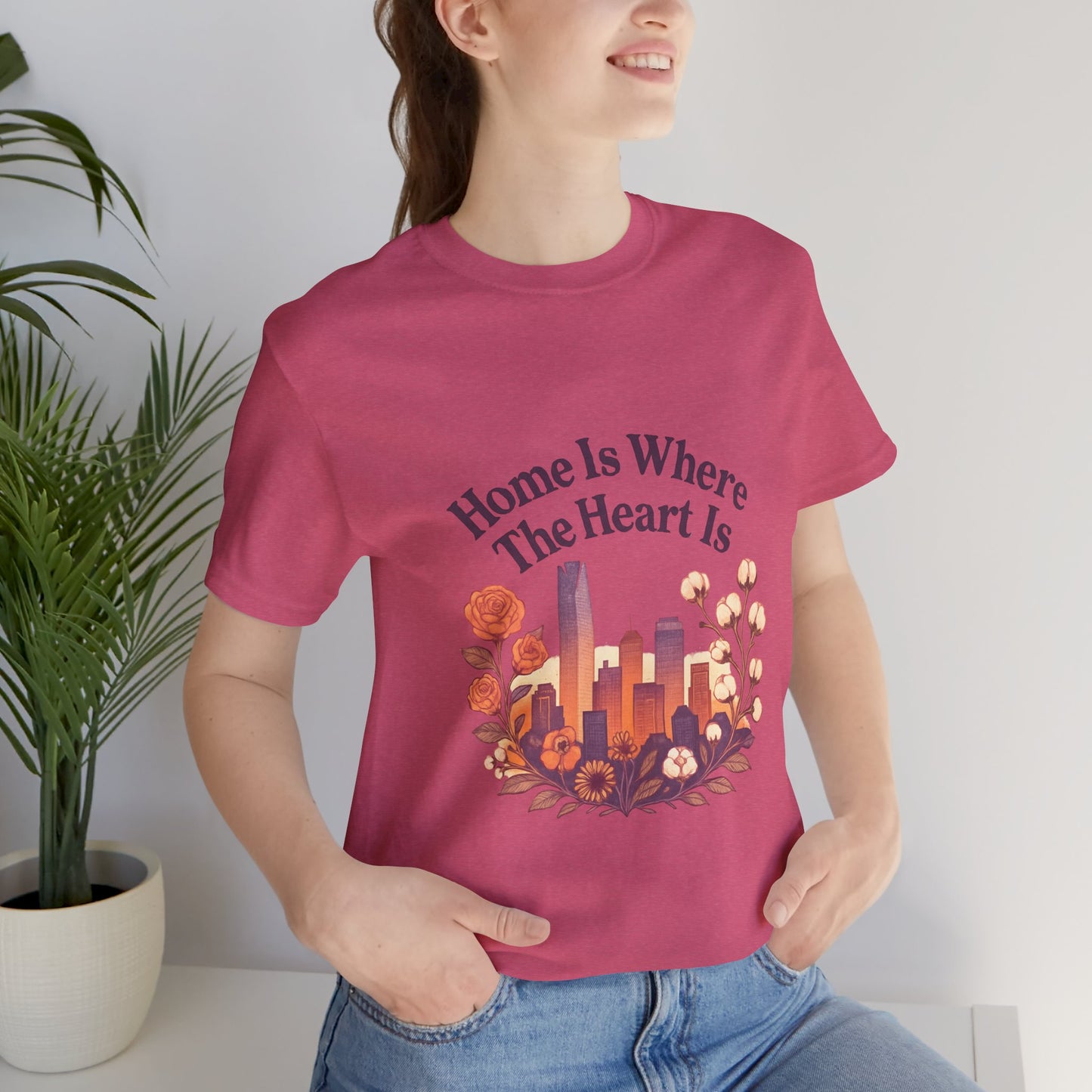 Home Is Where the Heart Is Oklahoma City Shirt | OKC Pride Tee | Oklahoma City Love