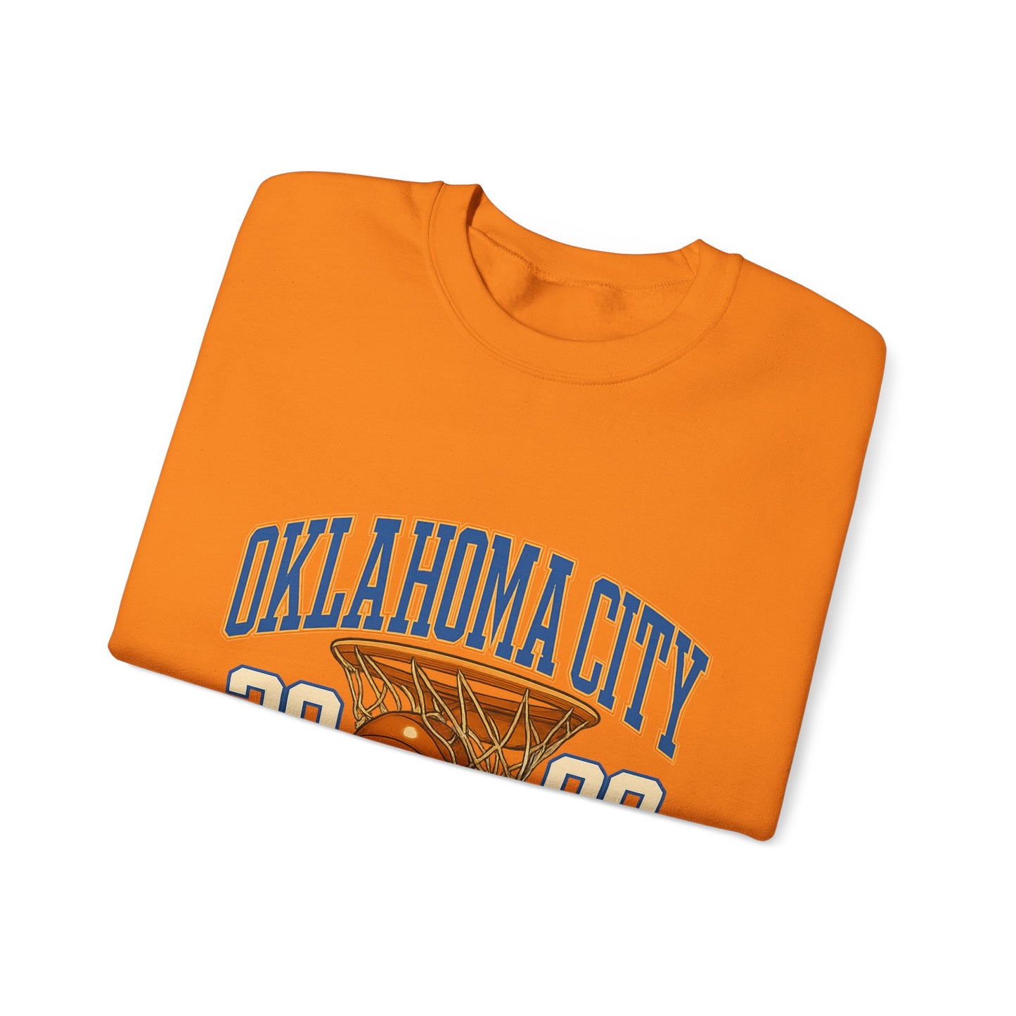 Oklahoma City Basketball Sweatshirt, Unisex Crewneck, Sports Fan Gift, Casual Wear, Basketball Apparel, Team Pride
