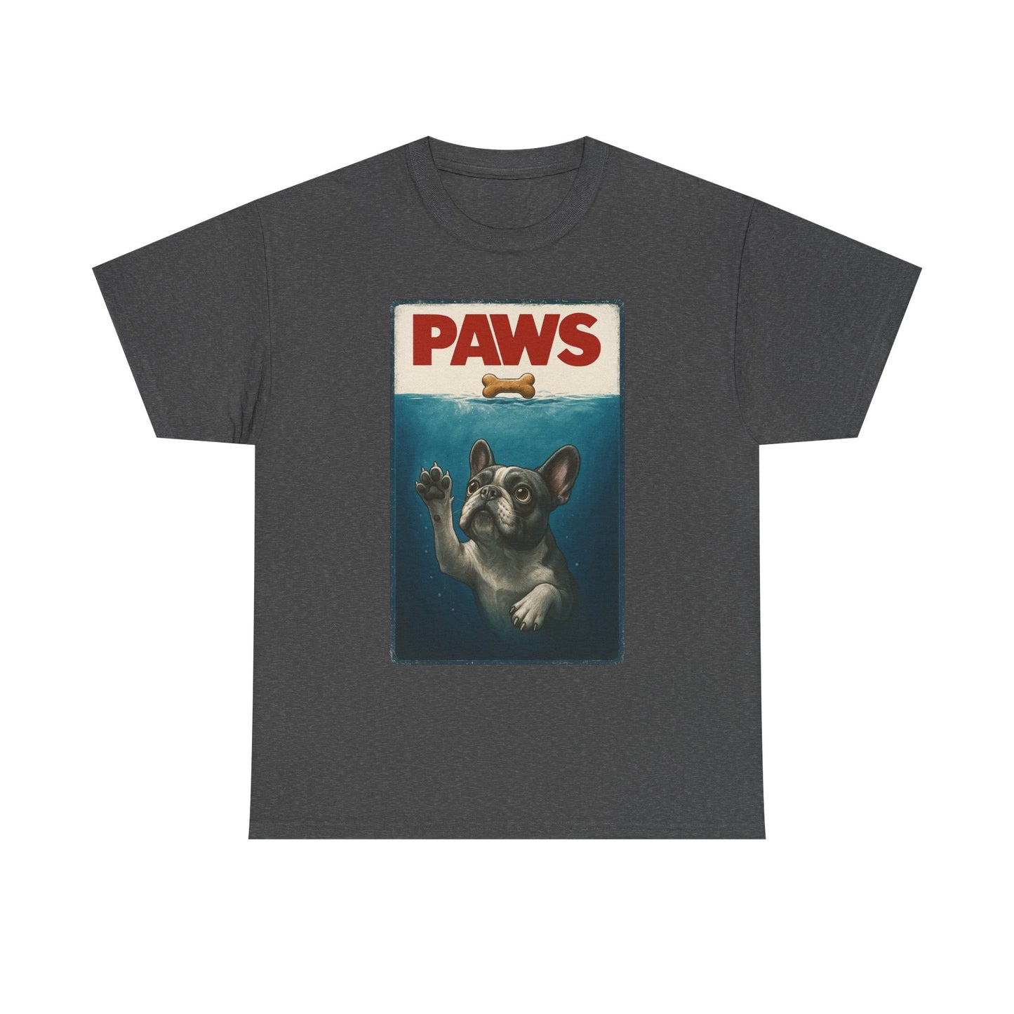 PAWS Frenchie Shirt | Funny French Bulldog Parody Tee | Dog Lover Novelty T-Shirt | Cute Frenchie Graphic | Unique Gift for Frenchie Owners