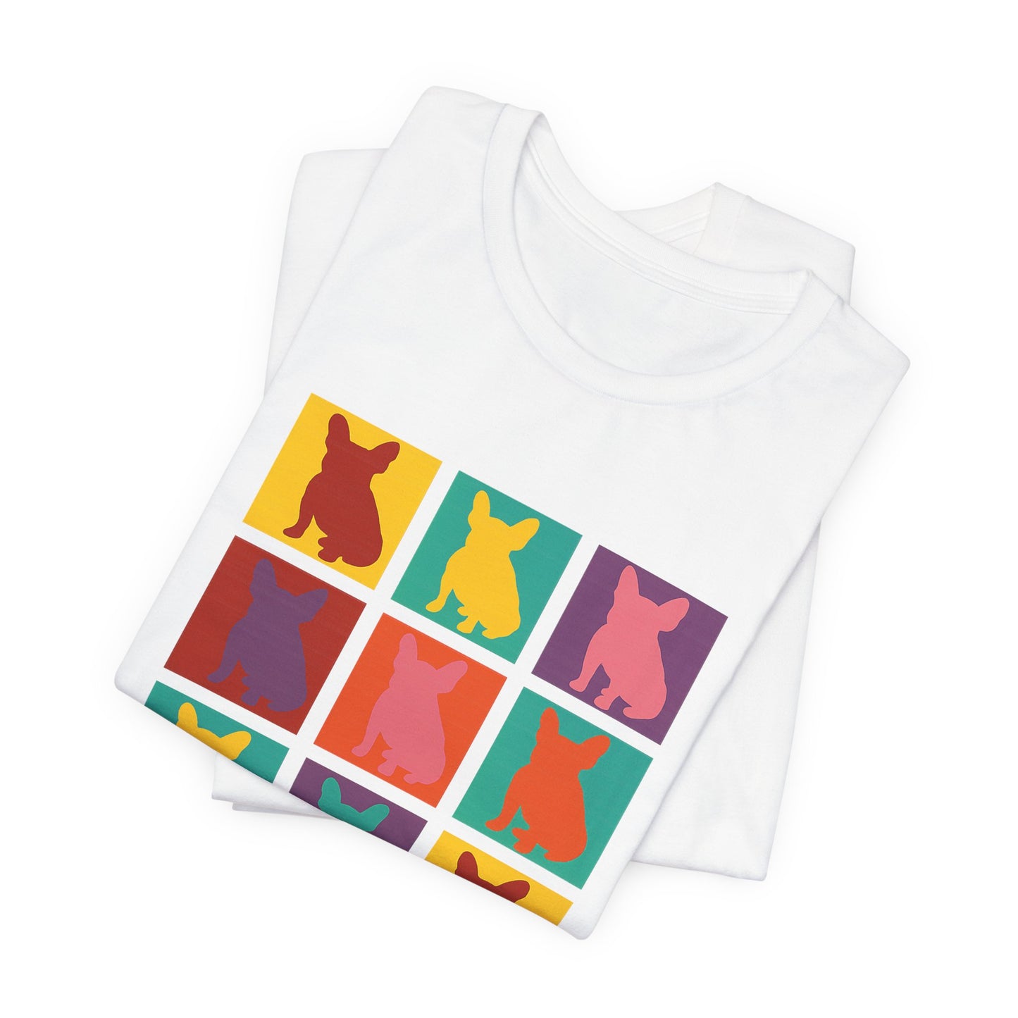 In My Frenchie Era T-Shirt | Andy Warhol Pop Art French Bulldog Tee | Retro Colorful Dog Lover Shirt | Cute Frenchie Graphic Gift