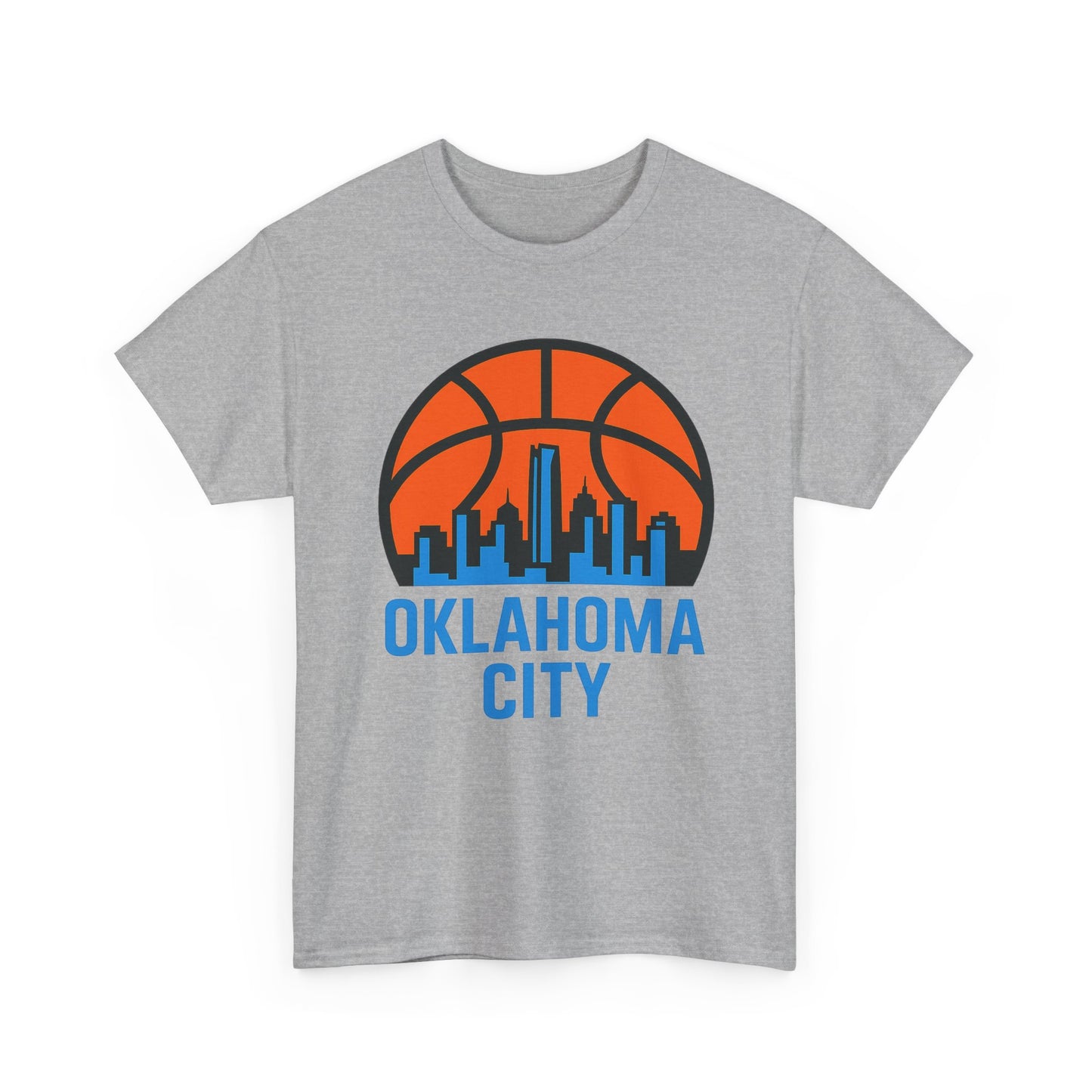 Oklahoma City Basketball Skyline T-Shirt