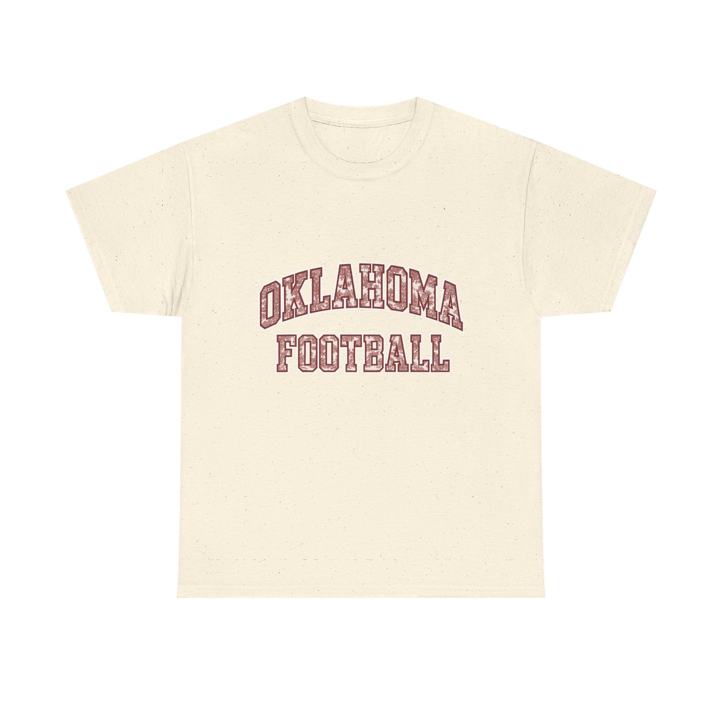 Oklahoma Football T-Shirt – Vintage Collegiate Style OU Game Day Tee, Retro Sports Shirt for Fans and Students