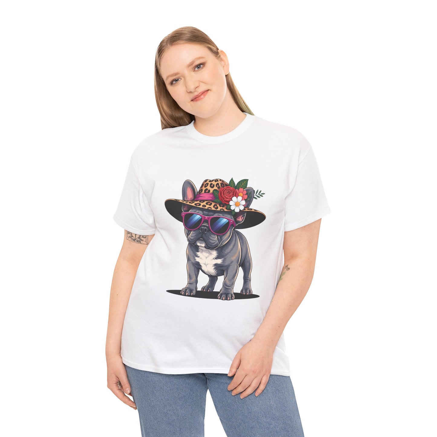 French Bulldog Cowgirl Shirt, Frenchie Cowgirl Tee, Western French Bulldog Shirt, Dog Mom Gift, Cute Frenchie Shirt, Cowgirl Dog Lover Tee, French Bulldog Gift