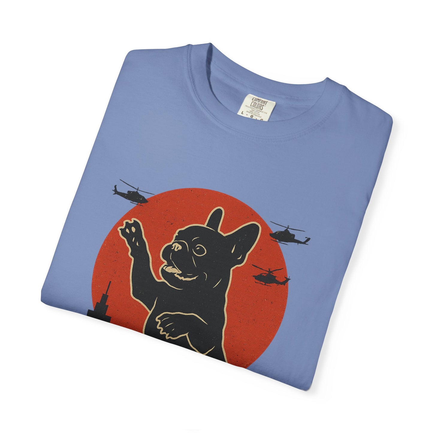 French Bulldogzilla T-shirt | Retro Japanese Frenchie Tee | Funny Inspired Dog Lover Gift | Unisex t-shirt