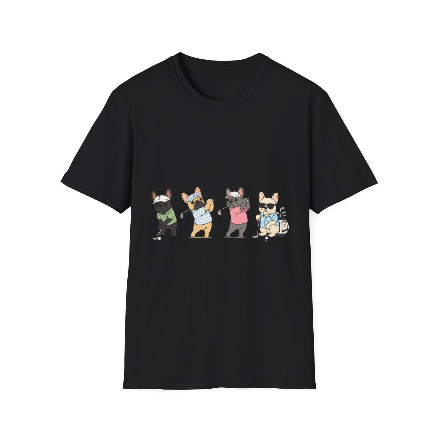 Frenchie Golf Shirt, French Bulldog Golf Tee, Funny Golfer Dog Shirt, Golf Lover Gift, Frenchie Country Club Shirt, Dog Dad Golf Tee
