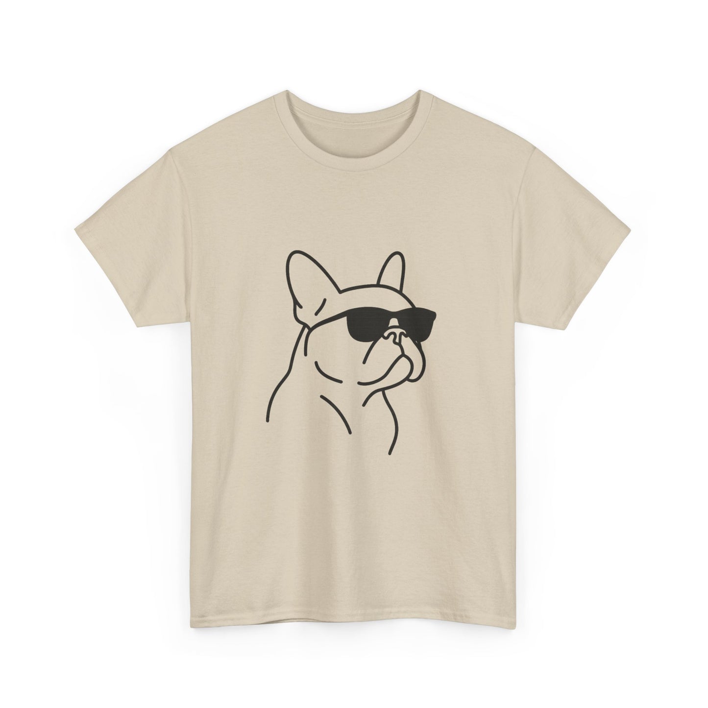 Cool Frenchie Line Art T-Shirt | Minimalist French Bulldog Tee | Dog Lover Gift | Frenchie Mom Shirt | Cute Pet Outline Graphic Tee