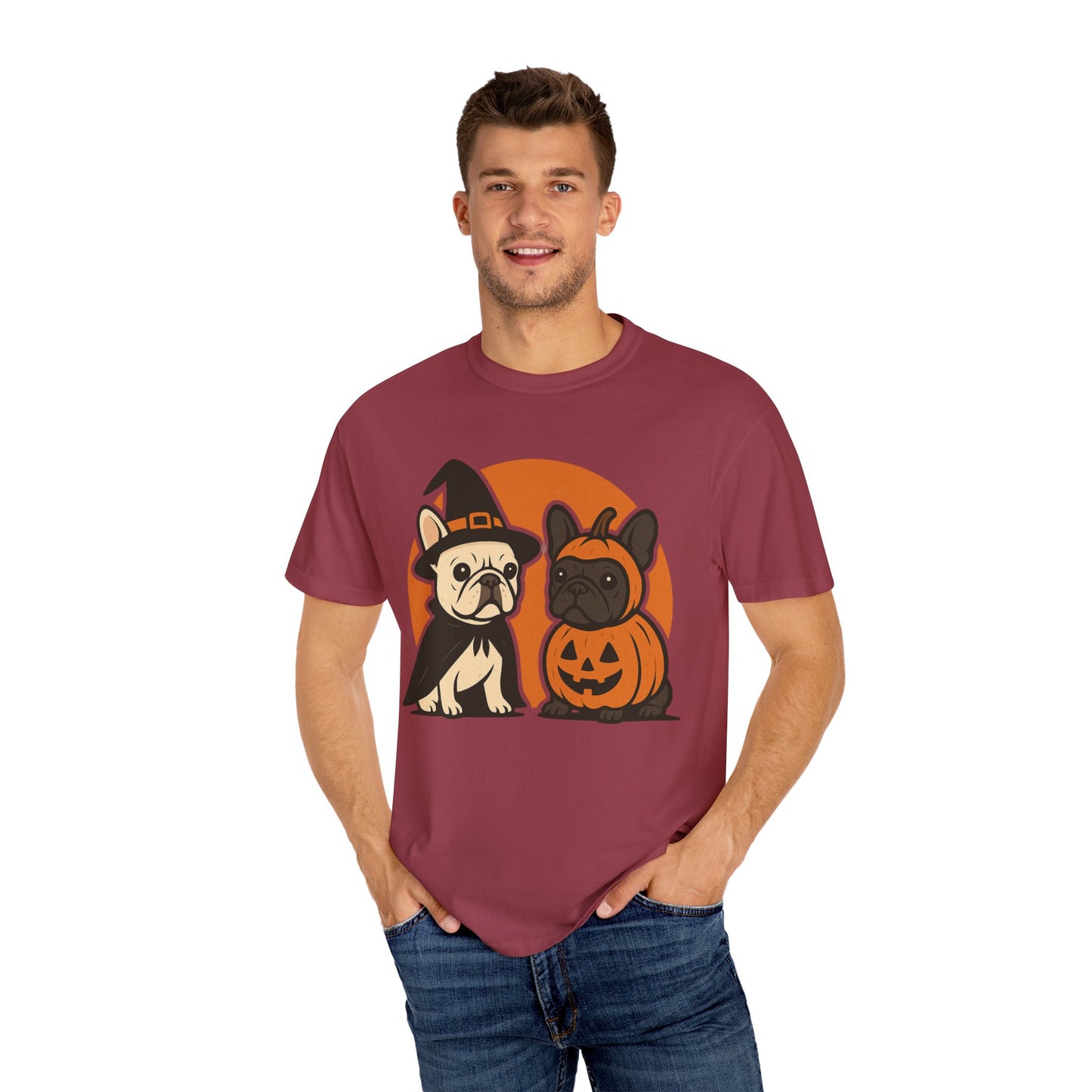 French Bulldog Halloween T-Shirt | Cute Spooky Frenchie Tee | Funny Dog Lover Shir