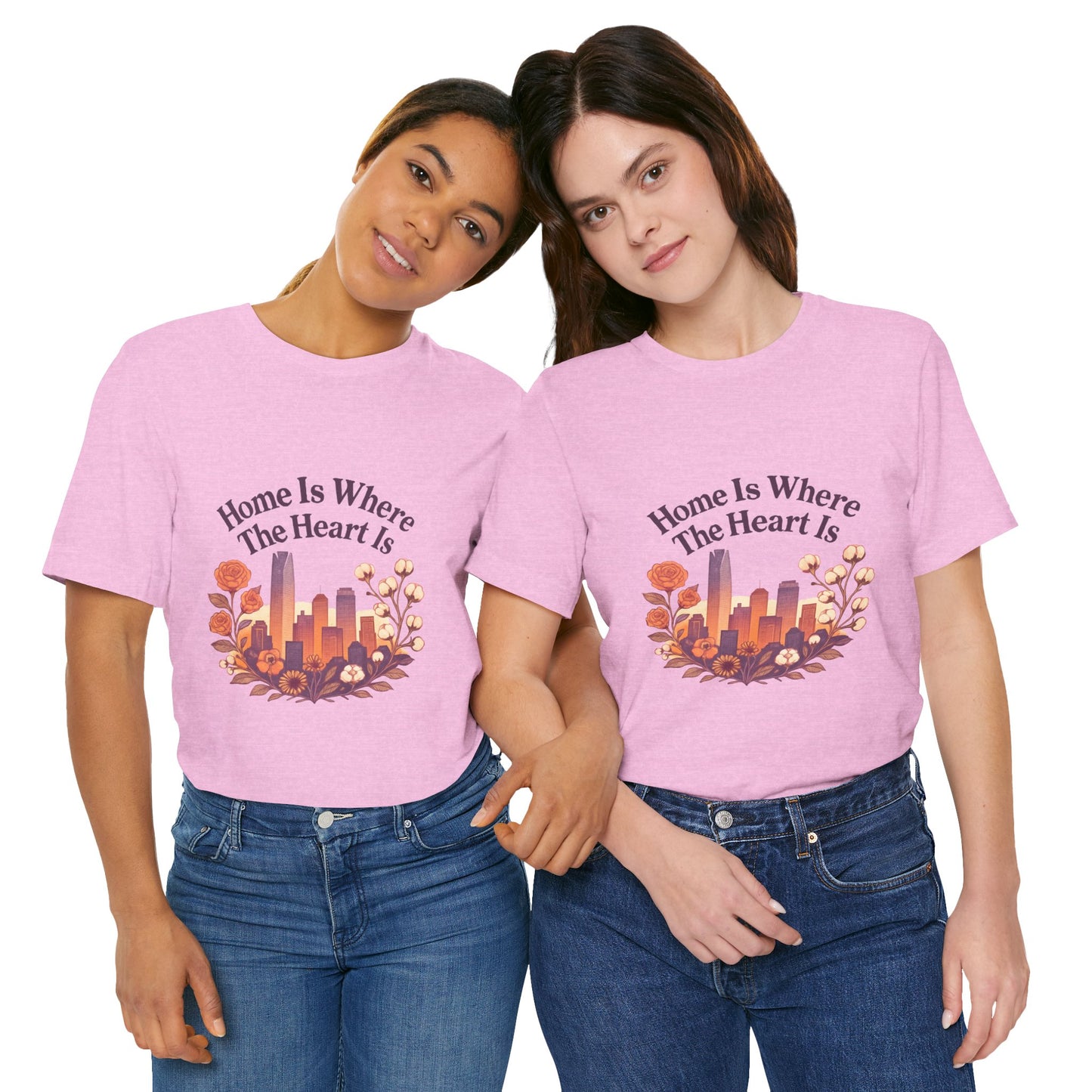 Home Is Where the Heart Is Oklahoma City Shirt | OKC Pride Tee | Oklahoma City Love