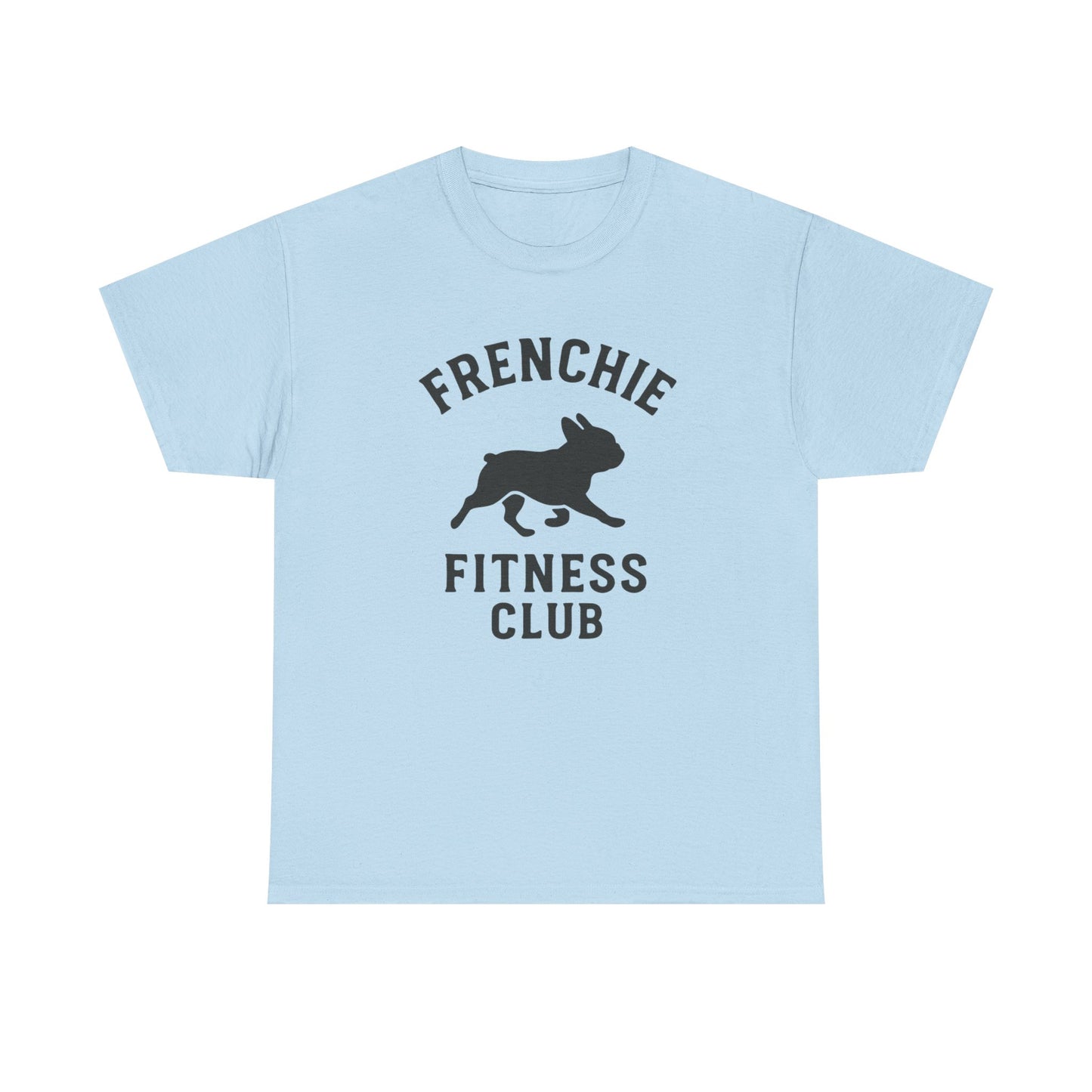 Frenchie Fitness Club T-Shirt | Funny French Bulldog Gym Tee | Dog Lover Workout Shirt | Frenchie Mom Gift | Cute Fitness Dog Graphic Tee