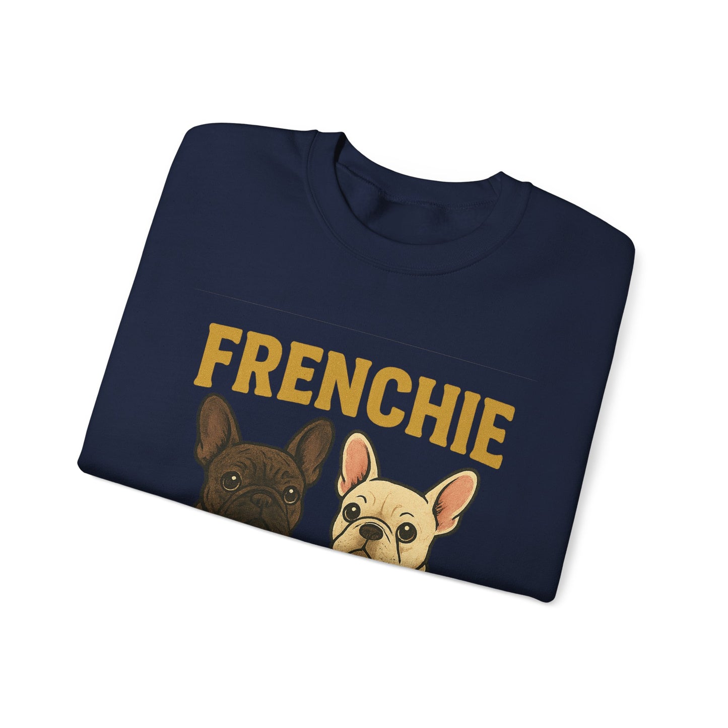 Frenchie Squad Sweatshirt | Cute French Bulldog Pullover | Dog Lover Crewneck | Matching Frenchie Mom & Dad Sweater