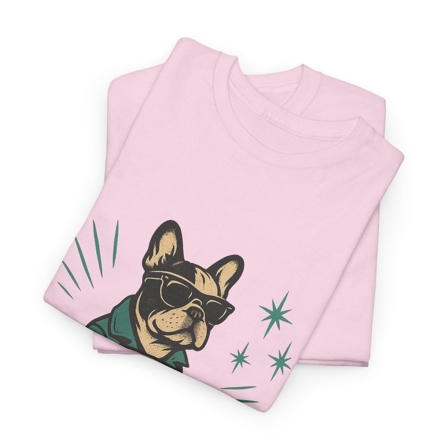 Rockabilly Frenchie T-Shirt | Retro French Bulldog Driving Tee | Vintage Car Dog Lover Shirt | Cool 50s Style Frenchie Graphic Tee