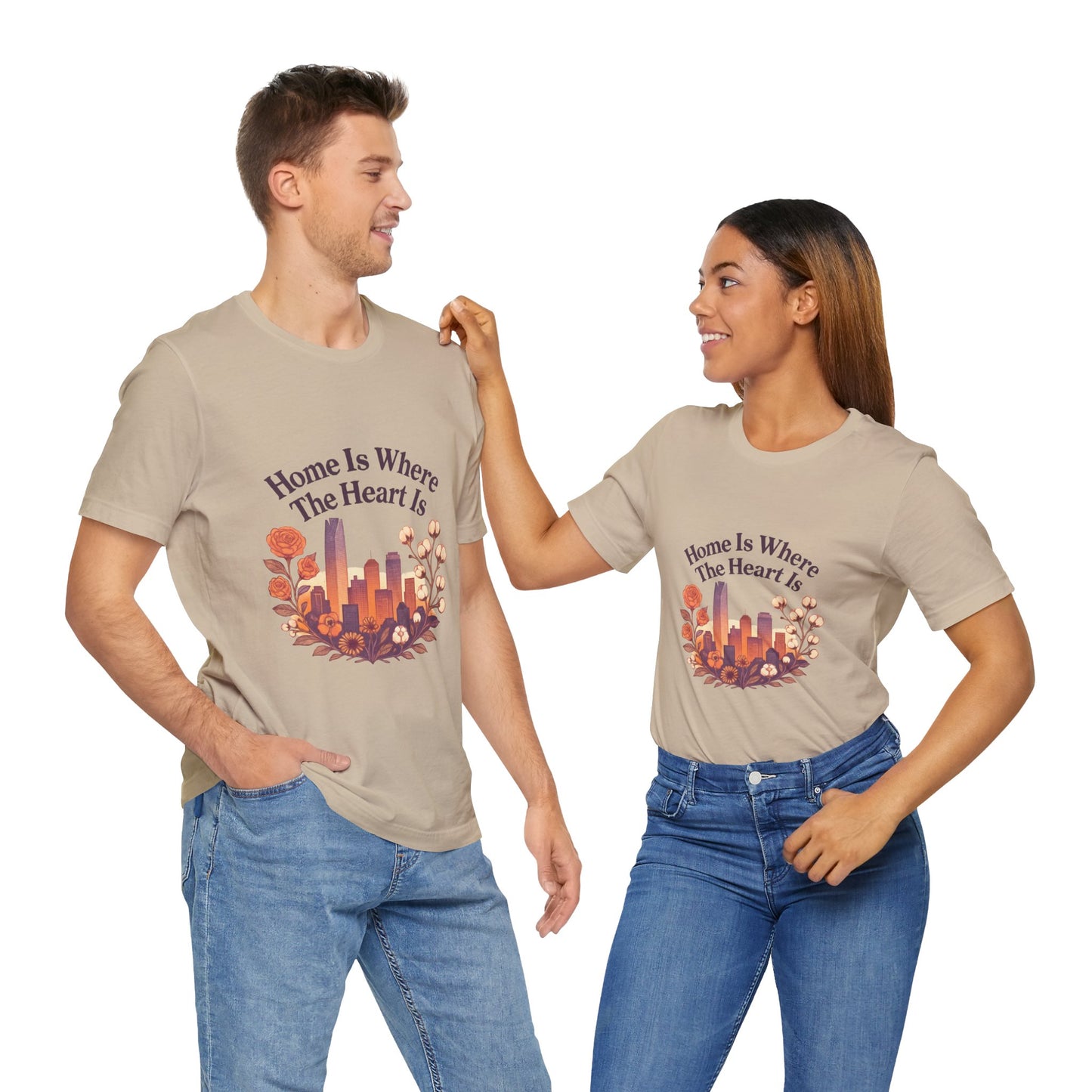 Home Is Where the Heart Is Oklahoma City Shirt | OKC Pride Tee | Oklahoma City Love