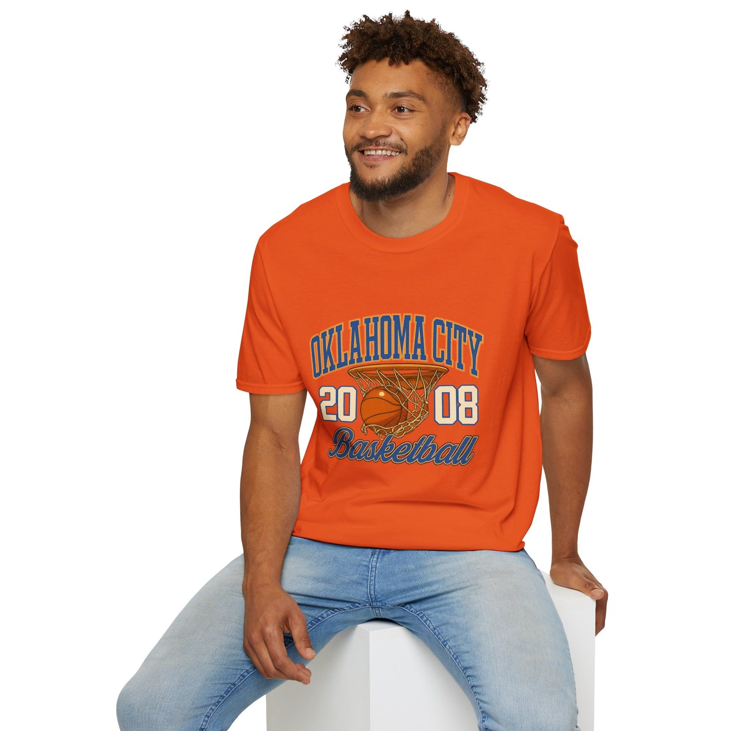 Oklahoma City Basketball T-Shirt | 2008 Retro Sports Tee | OKC Fan Shirt | Vintage Style Basketball Graphic | Local Pride Gift | Game Day Tee