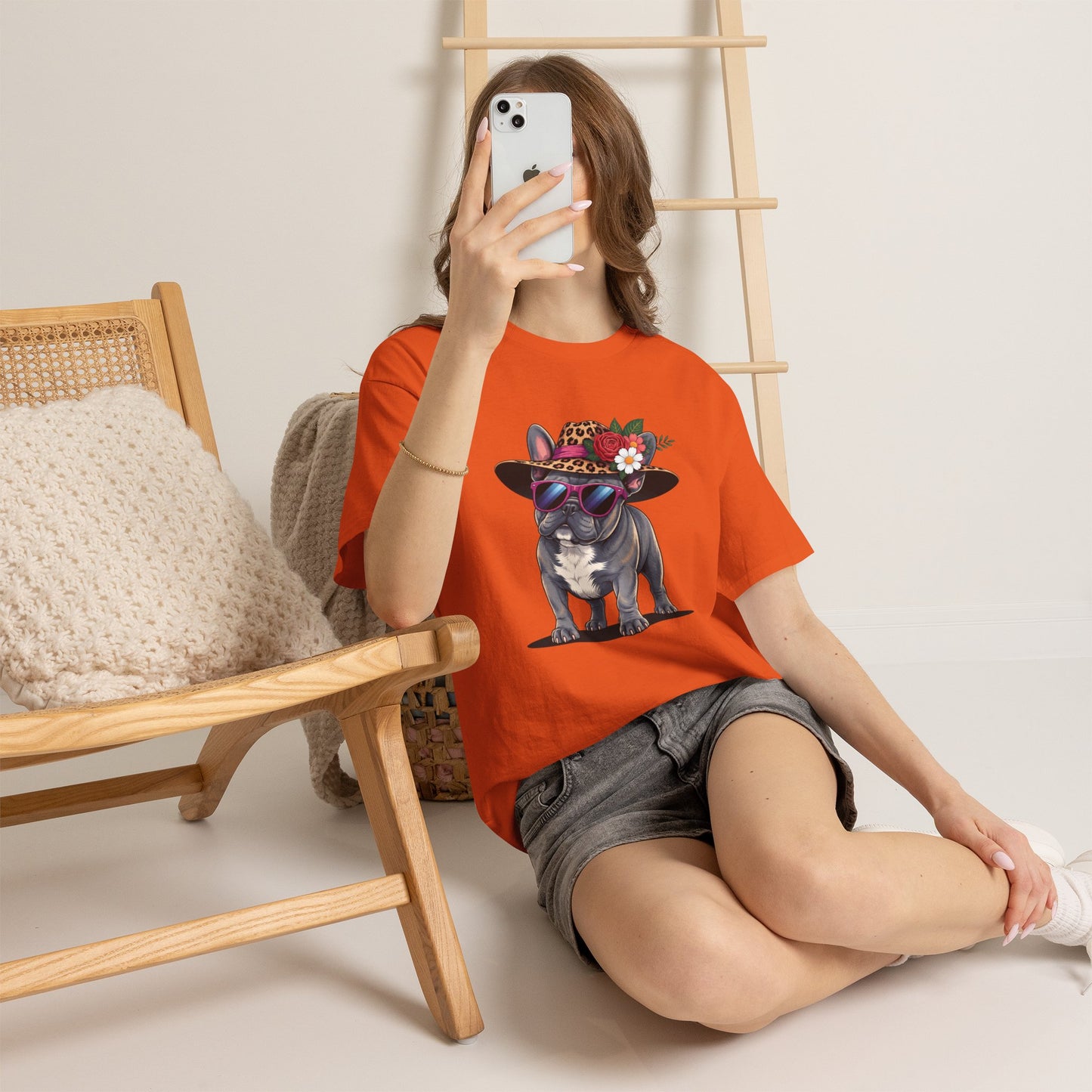 French Bulldog Cowgirl Shirt, Frenchie Cowgirl Tee, Western French Bulldog Shirt, Dog Mom Gift, Cute Frenchie Shirt, Cowgirl Dog Lover Tee, French Bulldog Gift