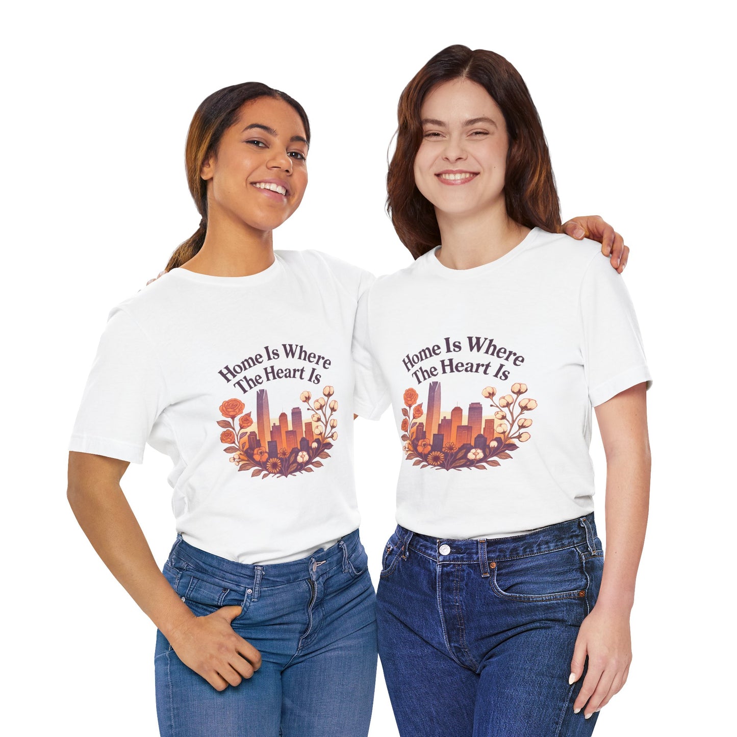 Home Is Where the Heart Is Oklahoma City Shirt | OKC Pride Tee | Oklahoma City Love