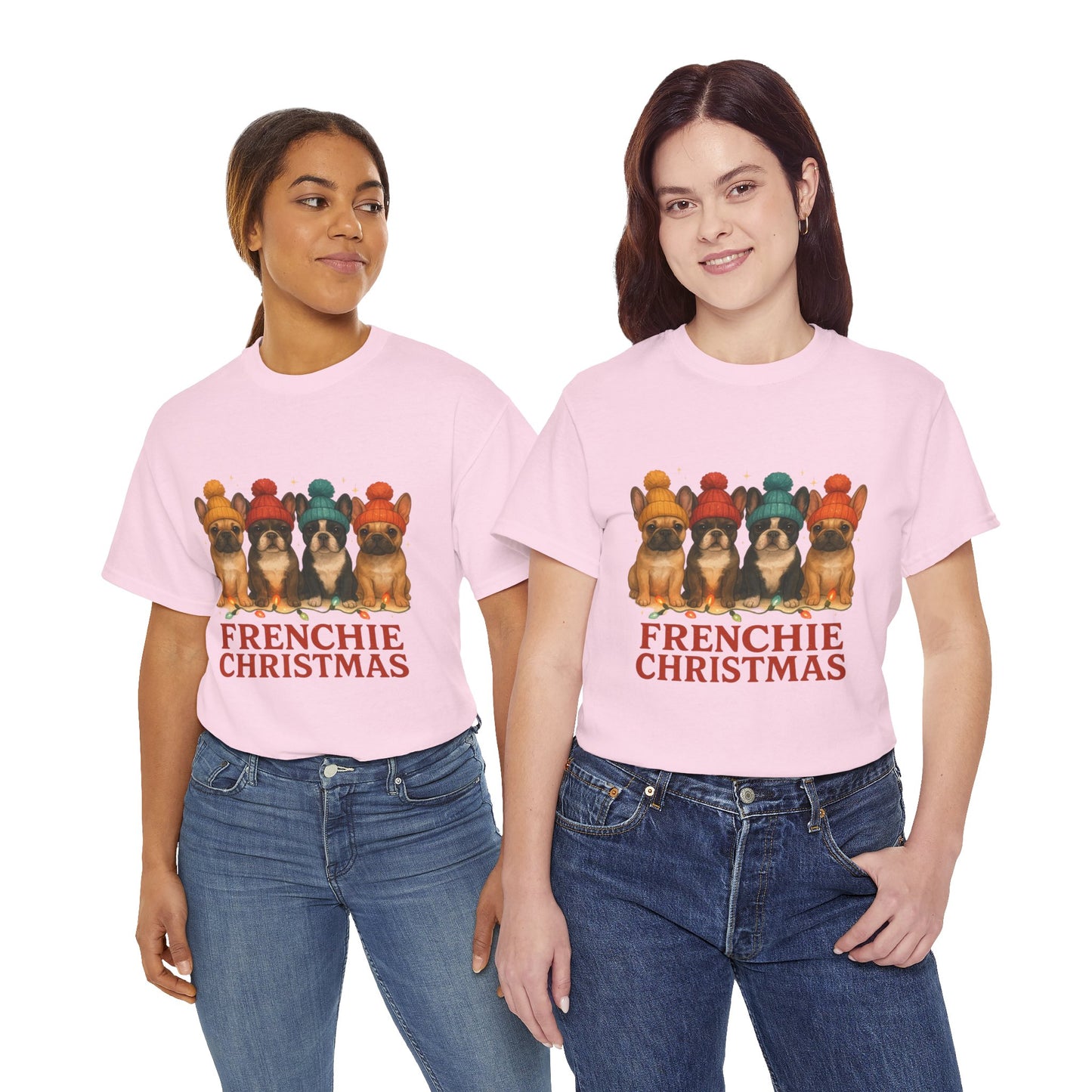 Frenchie Christmas Shirt | Cute French Bulldog Holiday Tee | Frenchie Dog Lovers Xmas Gift | Cozy Winter Pup T-Shirt