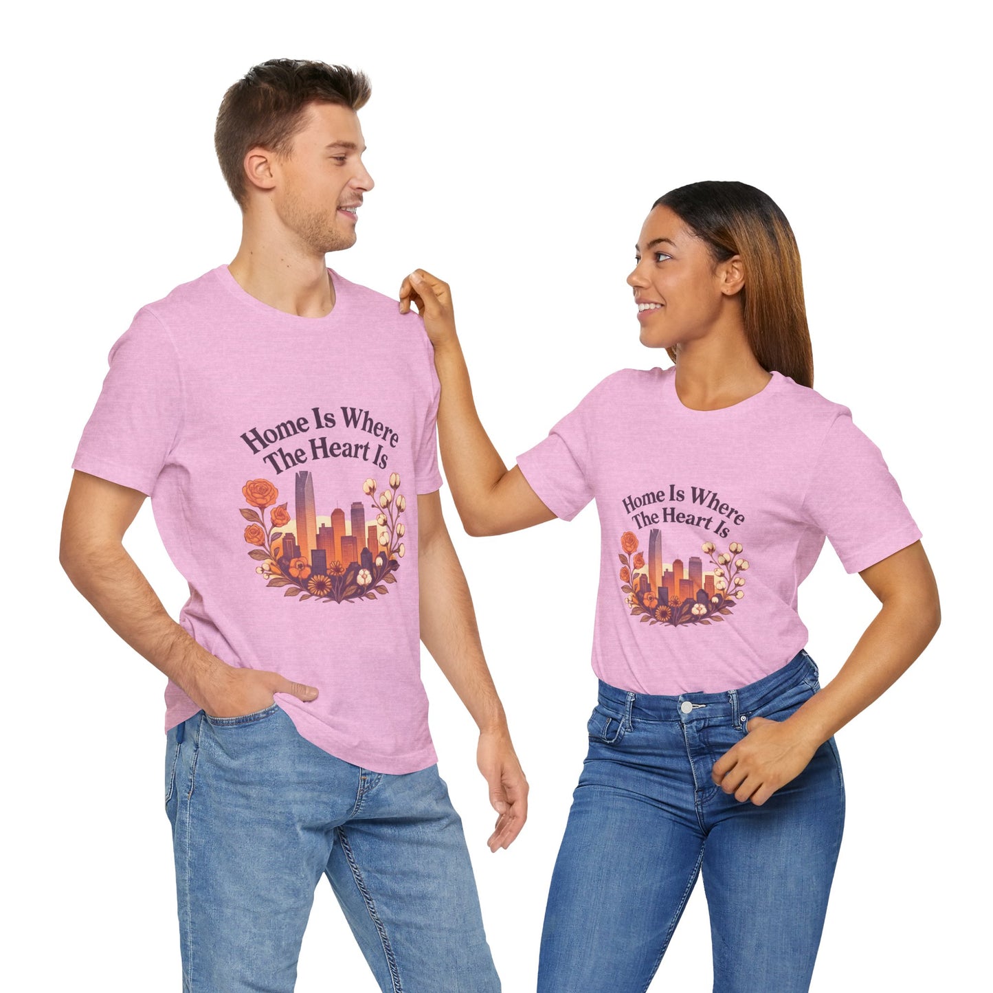 Home Is Where the Heart Is Oklahoma City Shirt | OKC Pride Tee | Oklahoma City Love