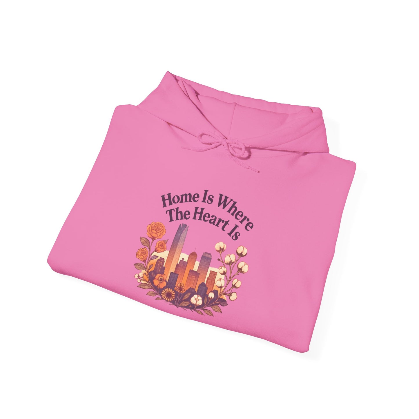 Home Is Where the Heart Is Oklahoma City Hoodie | Oklahoma Pride Gift | OKC Home Hoodie