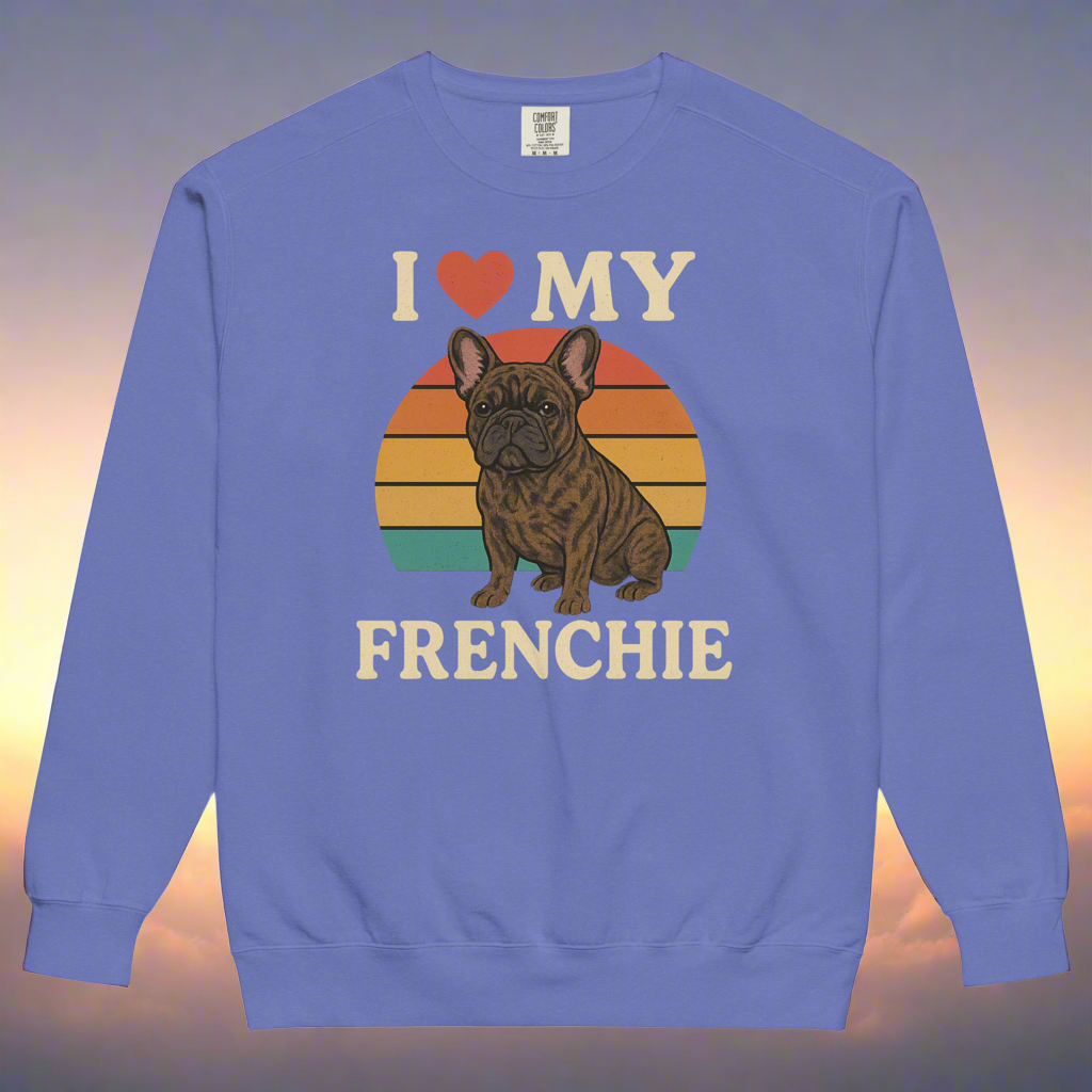 Unisex garment-dyed sweatshirt