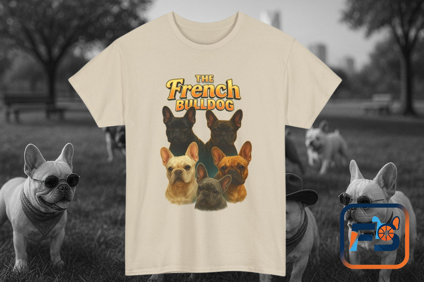 The French Bulldog Vintage Tee | Retro Frenchie Shirt | Dog Lover Gift | 90s Style Graphic T-Shirt | Cute French Bulldog Owner Apparel