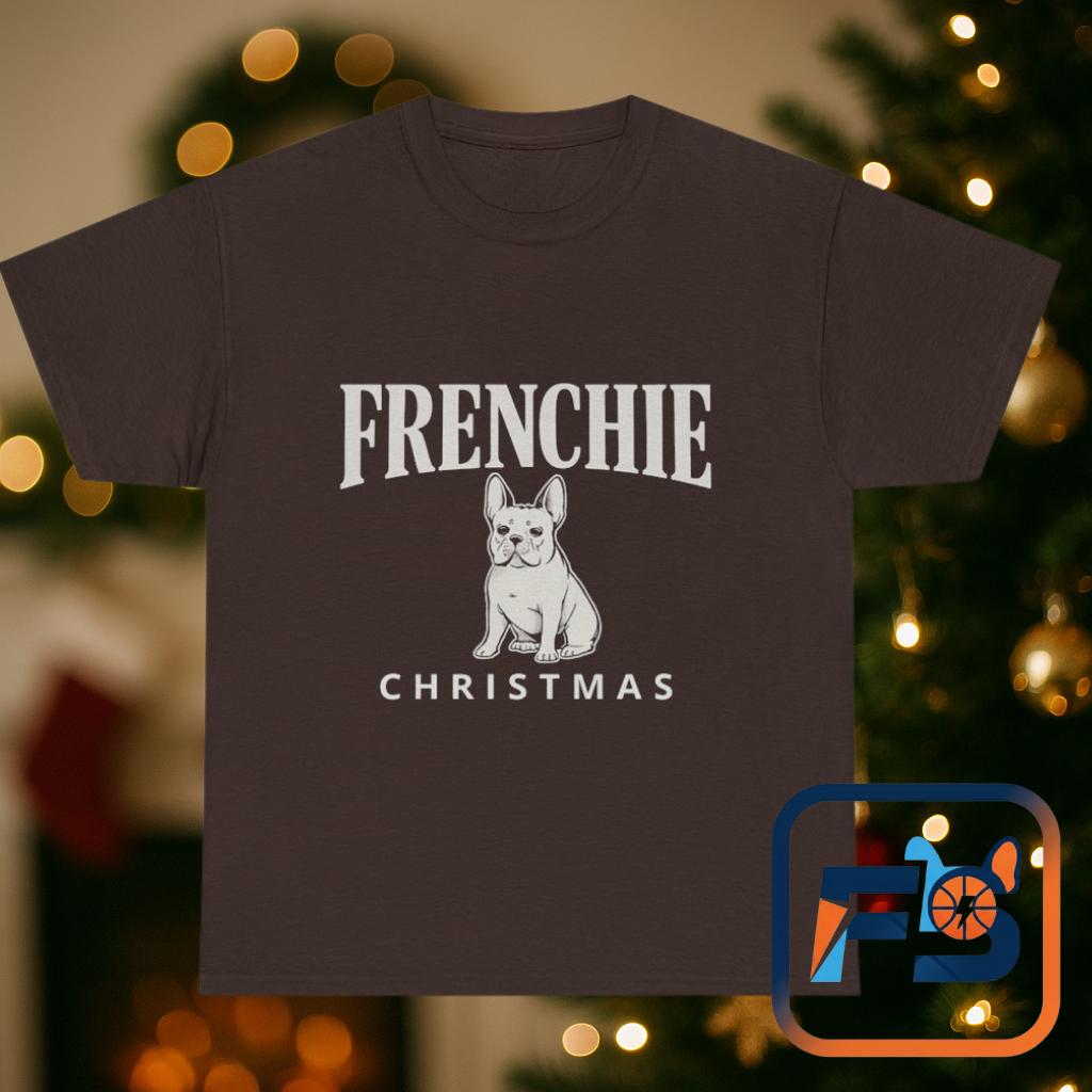 Frenchie Christmas Shirt – Cute French Bulldog Holiday Tee, Vintage Frenchie Christmas Gift, Dog Lover Xmas Graphic Tee, French Bulldog Christmas Apparel