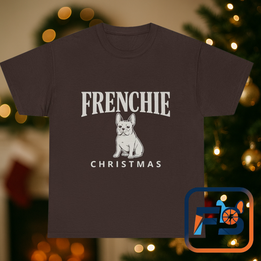 Frenchie Christmas Shirt – Cute French Bulldog Holiday Tee, Vintage Frenchie Christmas Gift, Dog Lover Xmas Graphic Tee, French Bulldog Christmas Apparel