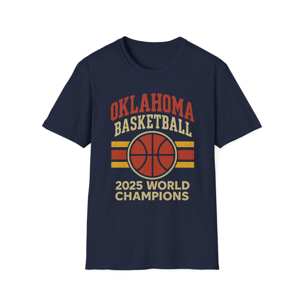 Oklahoma Basketball Shirt | 2025 Champs Tee | Retro Basketball T-Shirt | Oklahoma Sports Fan Gift | Vintage Championship Shirt