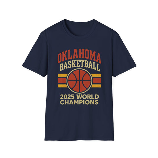 Oklahoma Basketball Shirt | 2025 Champs Tee | Retro Basketball T-Shirt | Oklahoma Sports Fan Gift | Vintage Championship Shirt