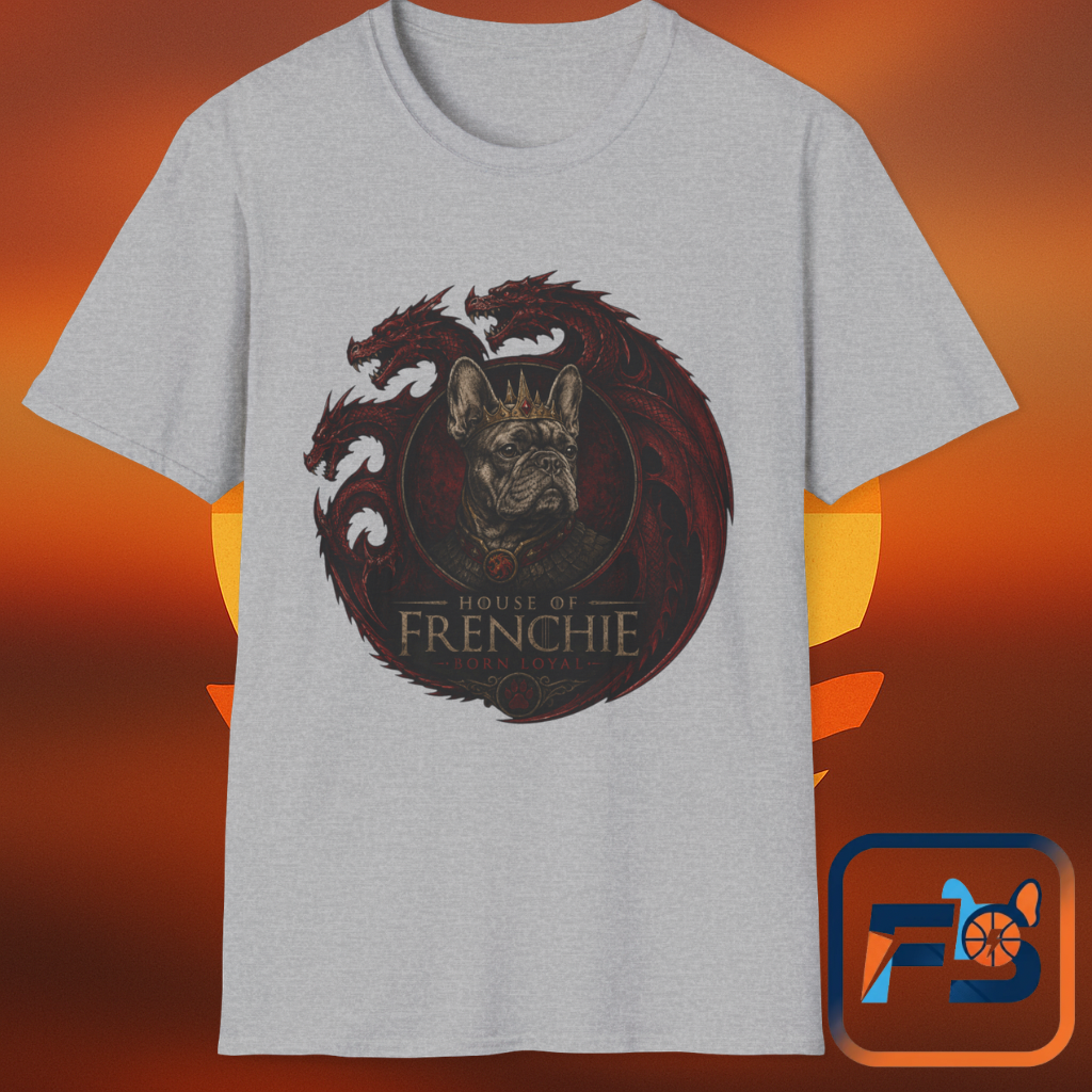 Frenchie Dragon T-Shirt — Gothic French Bulldog Illustration Tee