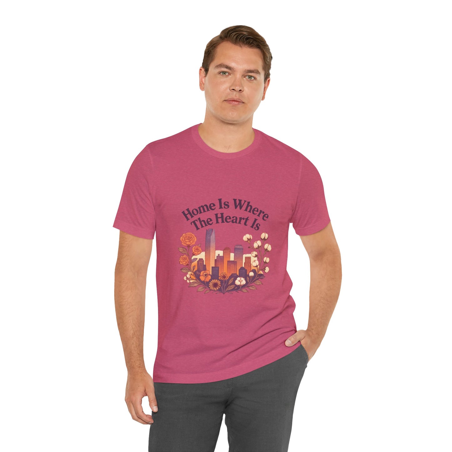 Home Is Where the Heart Is Oklahoma City Shirt | OKC Pride Tee | Oklahoma City Love