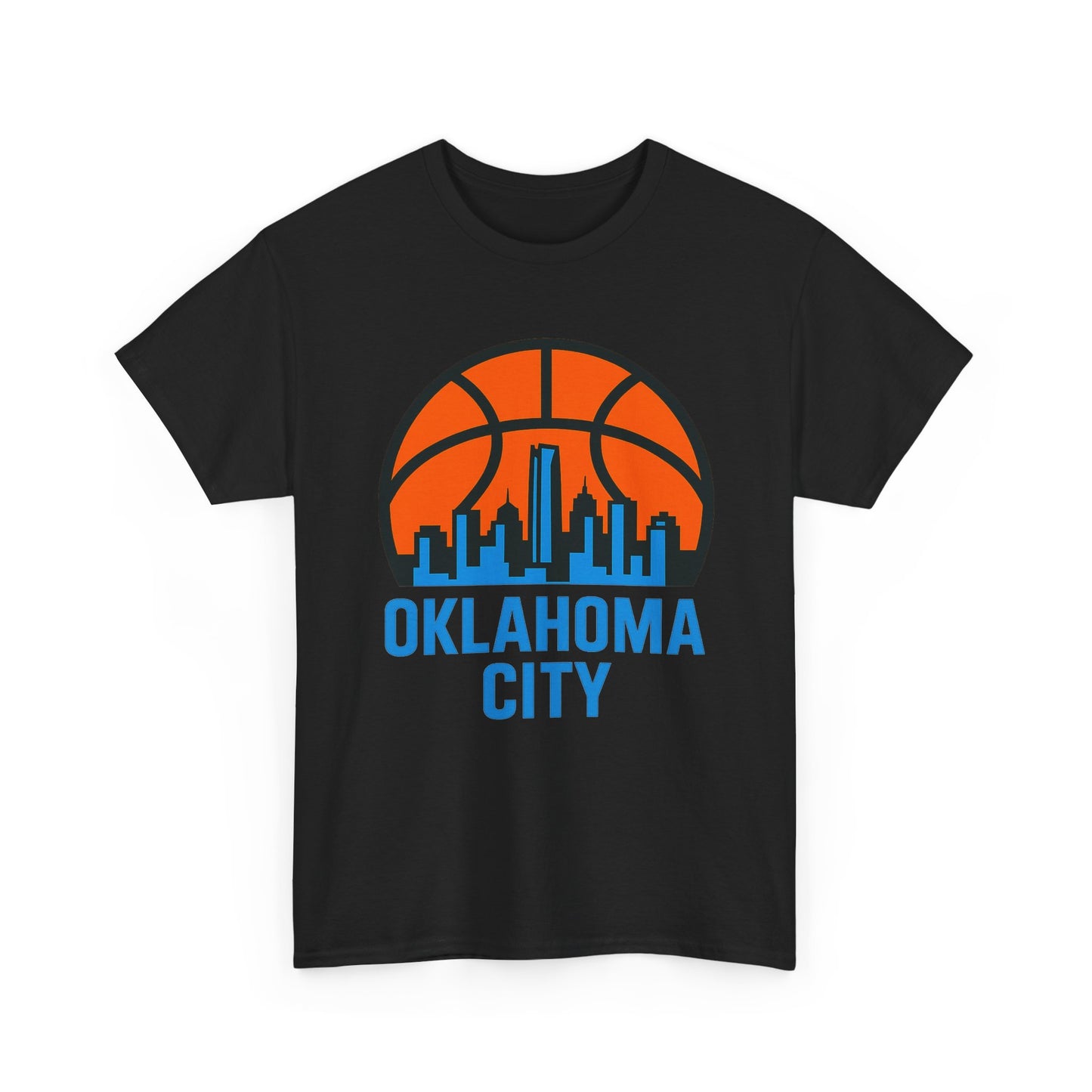 Oklahoma City Basketball Skyline T-Shirt