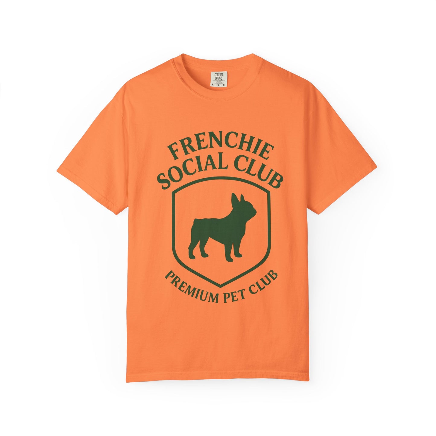 French Bulldog Club T-Shirt | Unisex Frenchie Graphic Tee | Retro Dog Lover Shirt | Minimal Country Club Style Frenchie Gift