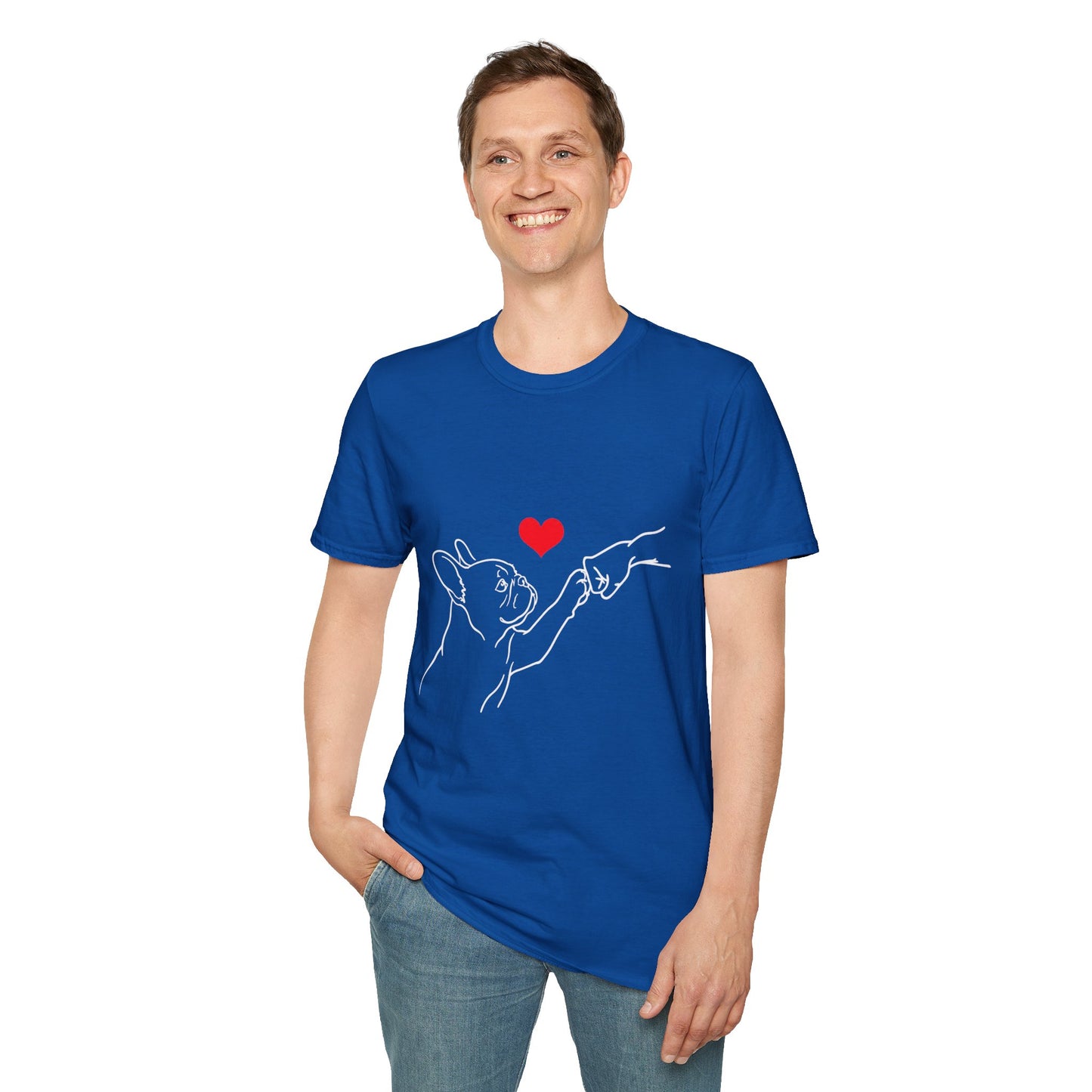 French Bulldog Love Shirt, Frenchie Mom Gift, French Bulldog Dad Shirt, Minimalist Frenchie Tee, Dog Lover Gift, French Bulldog Outline Shirt, Pet Memorial Tee