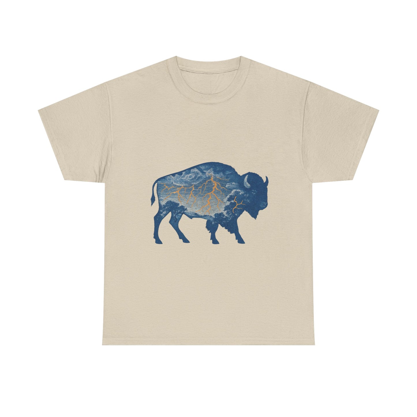 OKC Thunder Buffalo T-Shirt | Oklahoma Bison Lightning Sweatshirt | Retro Oklahoma Basketball Fan Sweater | Unisex