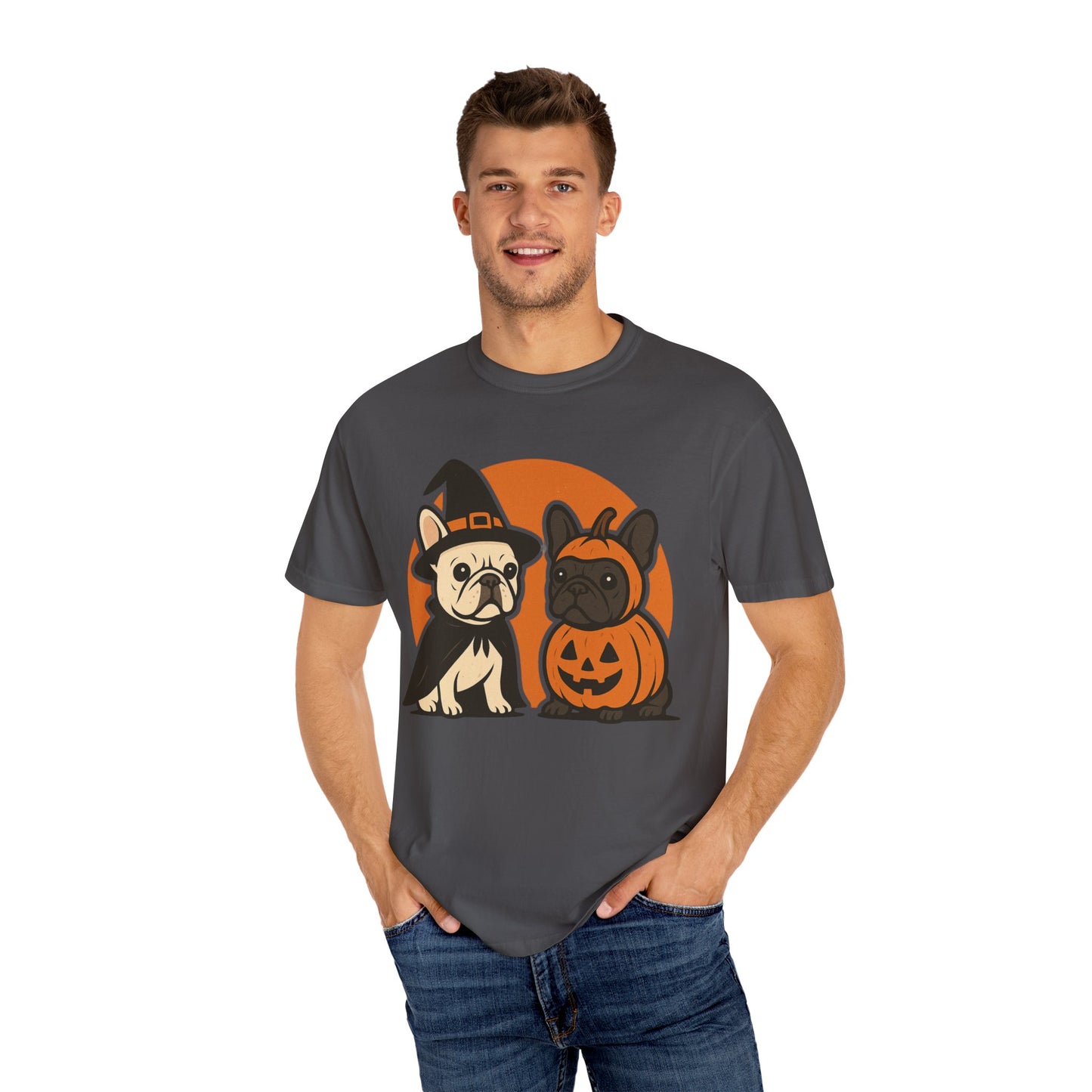 French Bulldog Halloween T-Shirt | Cute Spooky Frenchie Tee | Funny Dog Lover Shir
