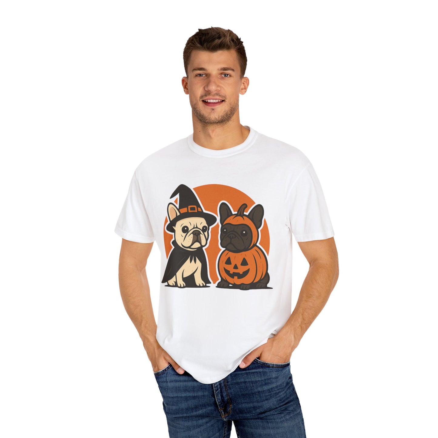 French Bulldog Halloween T-Shirt | Cute Spooky Frenchie Tee | Funny Dog Lover Shir